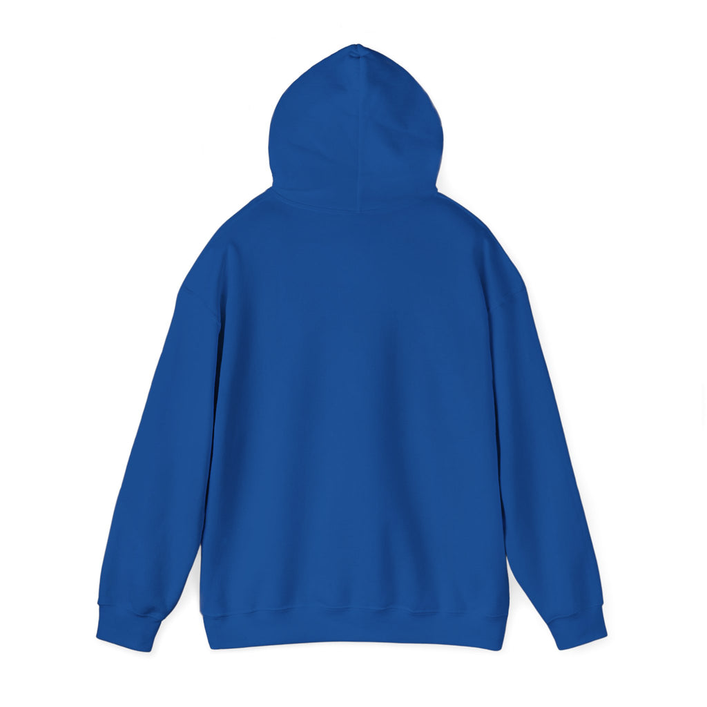 Faith script with heart Hoodie | White vertical faith design