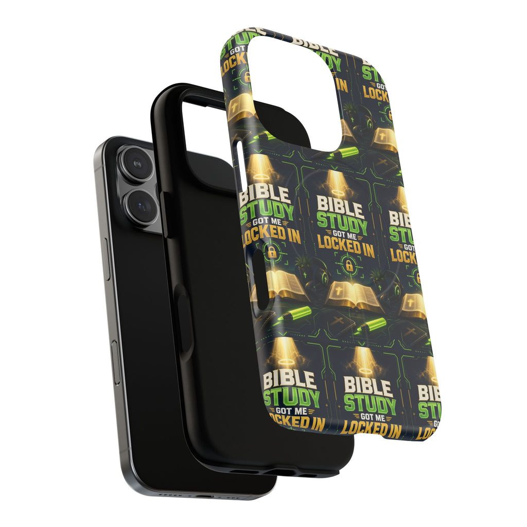 Bible Study Got Me Locked In MagSafe Tough Phone Case