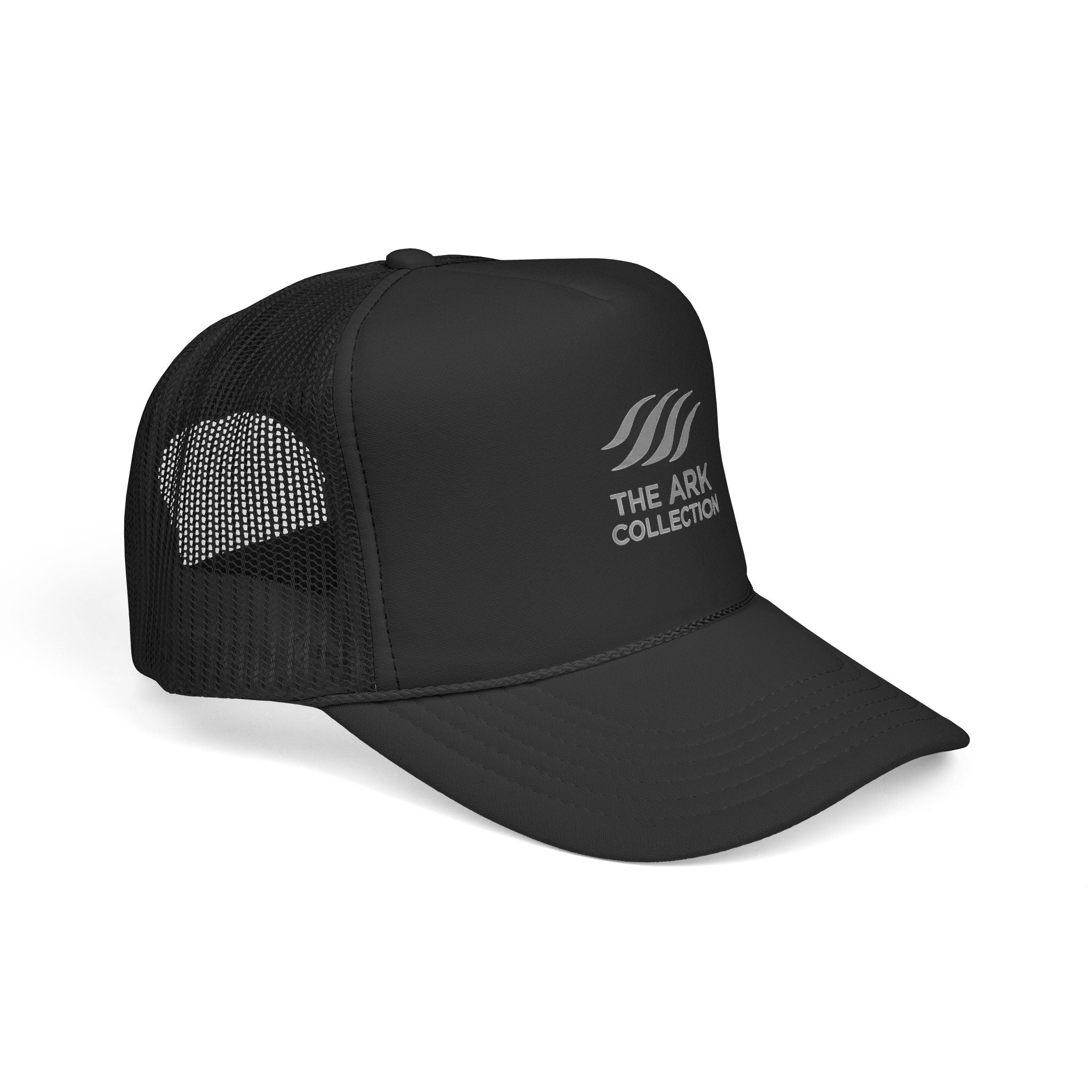 The Ark Collection Trucker Hat Black Mesh Christian Streetwear Noahs Ark Hat Snapback