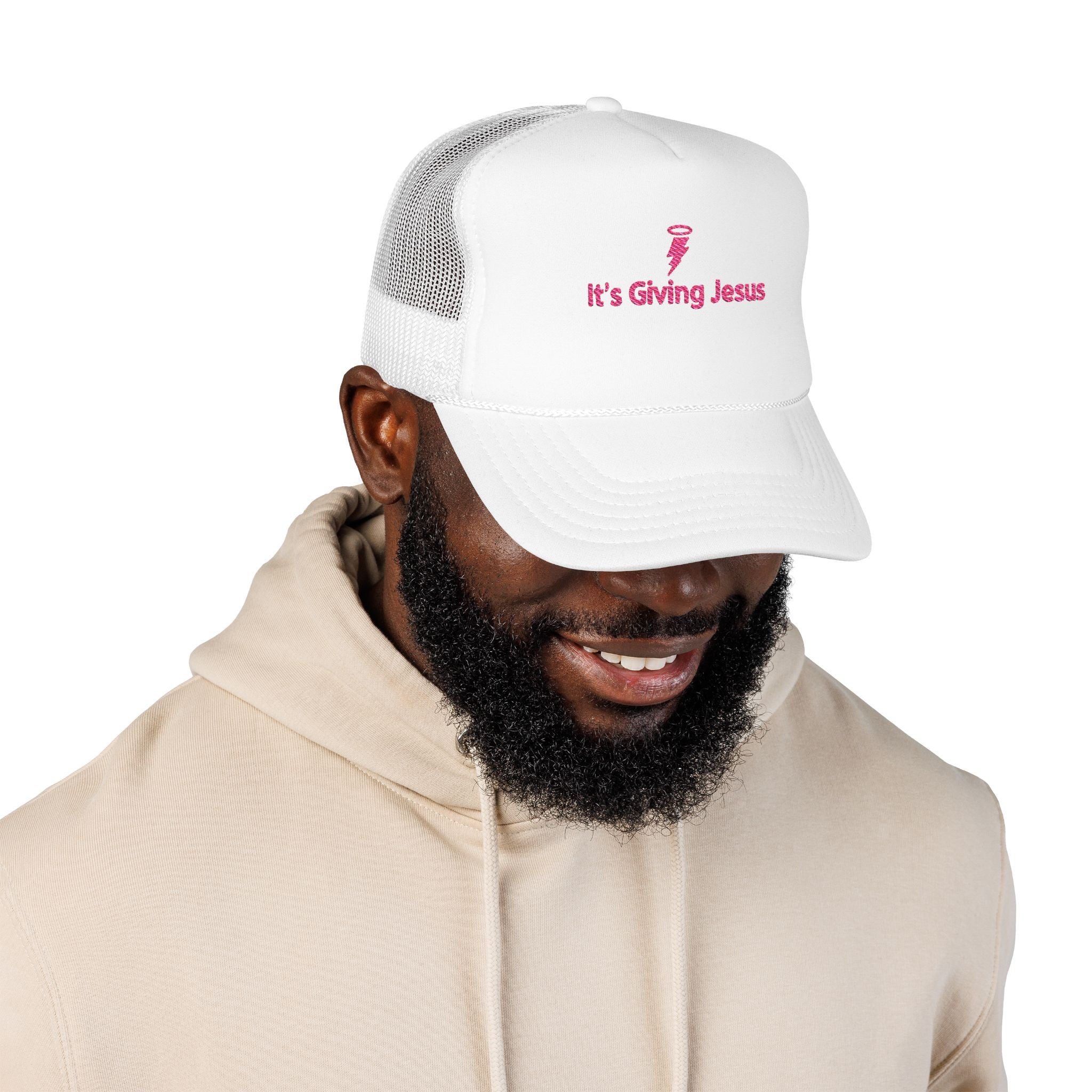 Its Giving Jesus Hat Embroidered Faith Dad Hat Christian Baseball Cap for Women Cute Christian Streetwear Religious Gift