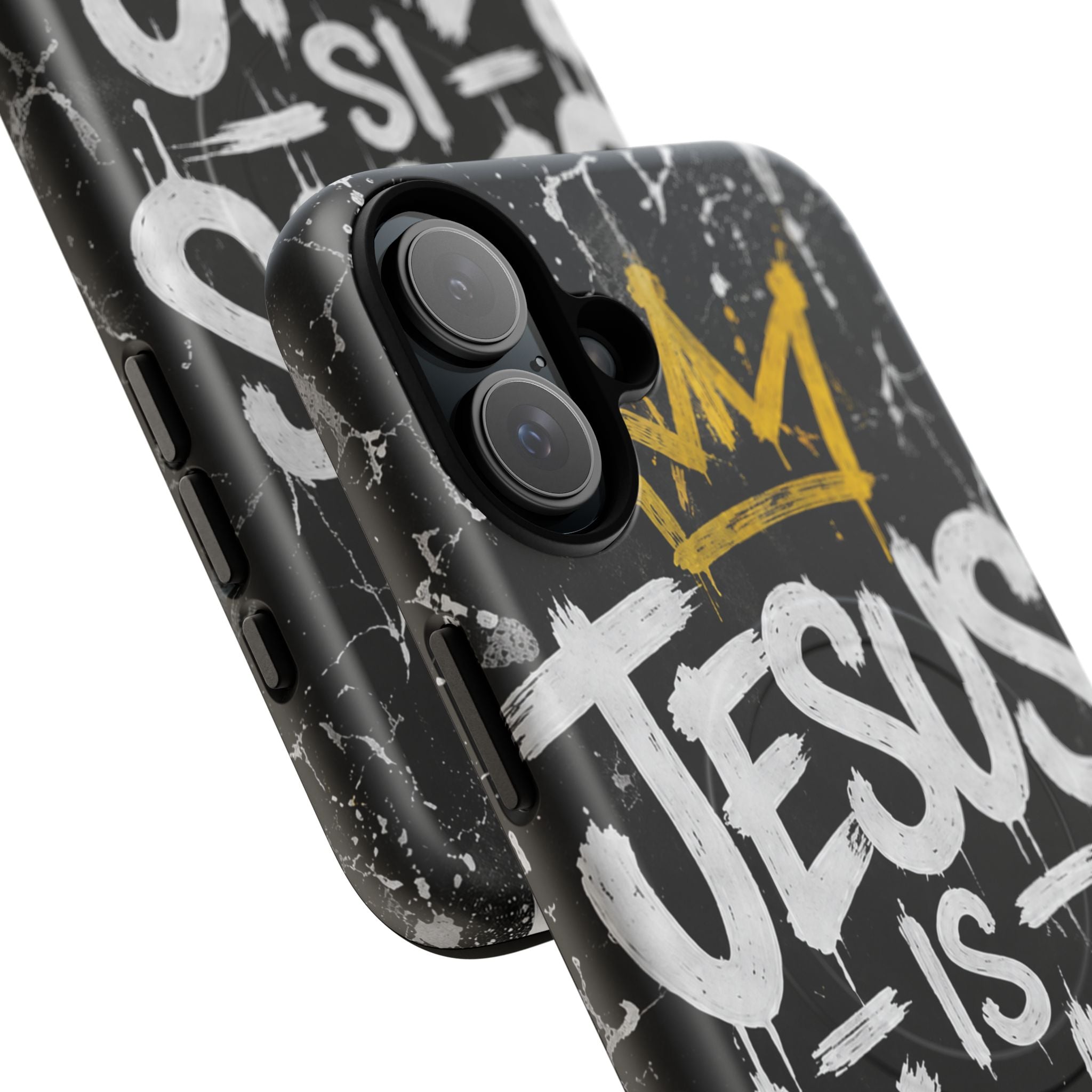 Jesus Is King Christian Graffiti Tough Magnetic Phone Case