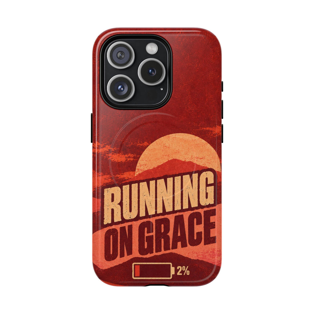 Running on Grace Christian Tough Magnetic Phone Case