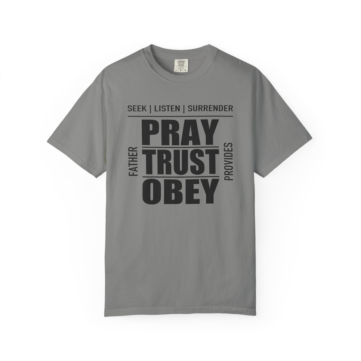 Pray Trust Obey | Christian Tee