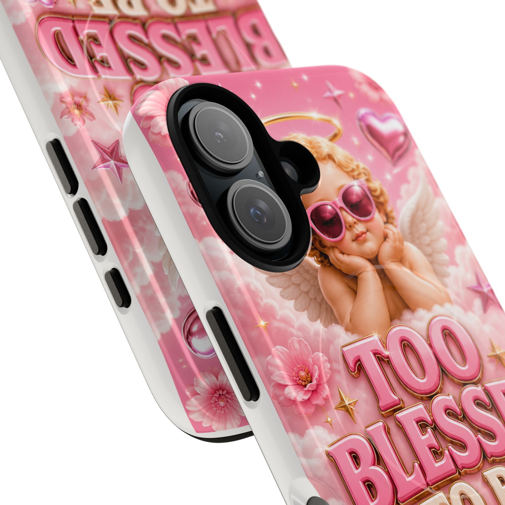 Too Blessed To Be Pressed MagSafe Tough Phone Case