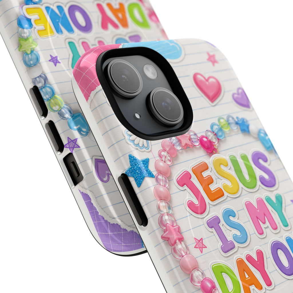 Jesus Is My Day One MagSafe Tough Phone Case