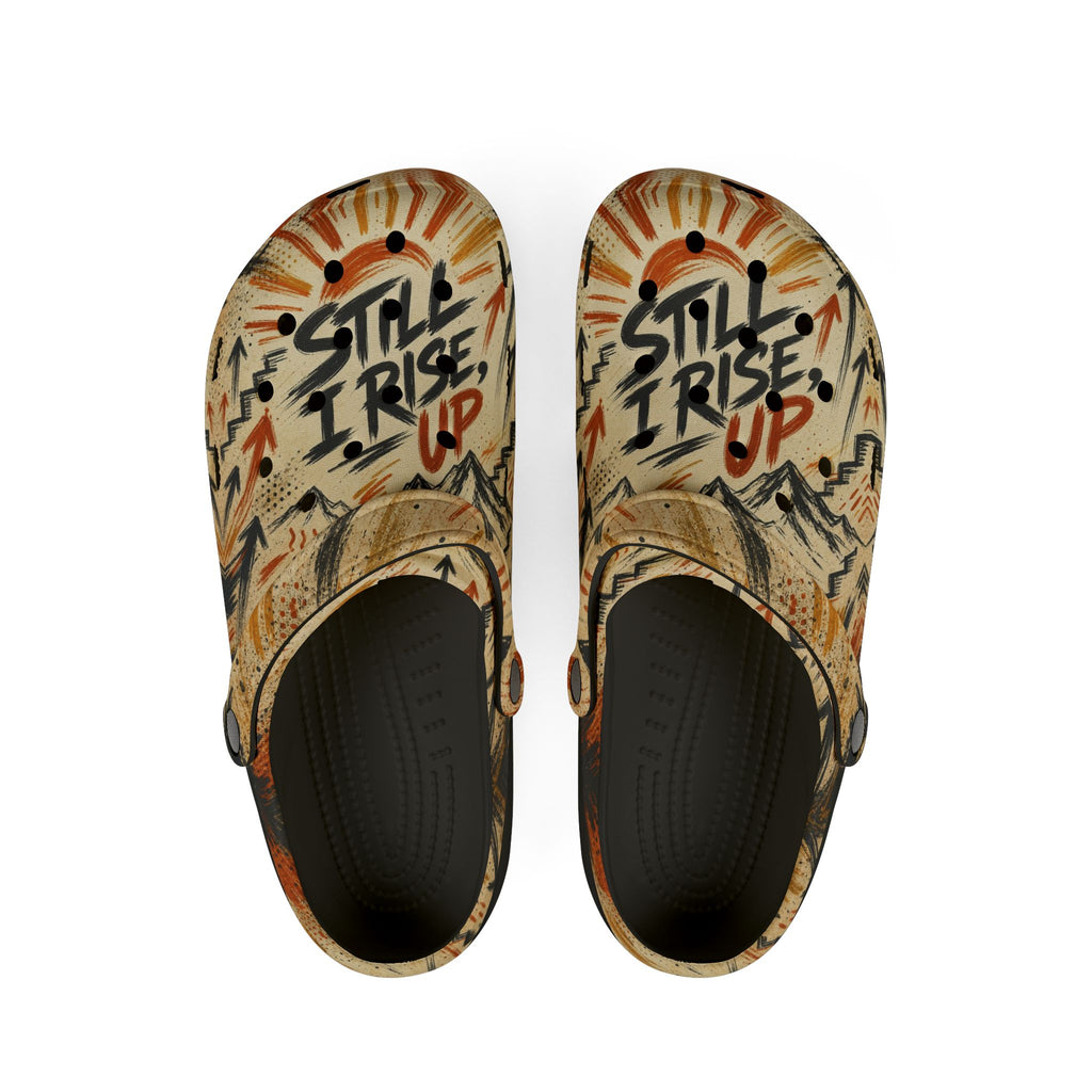 Still I Rise EVA Foam Clogs (AOP)