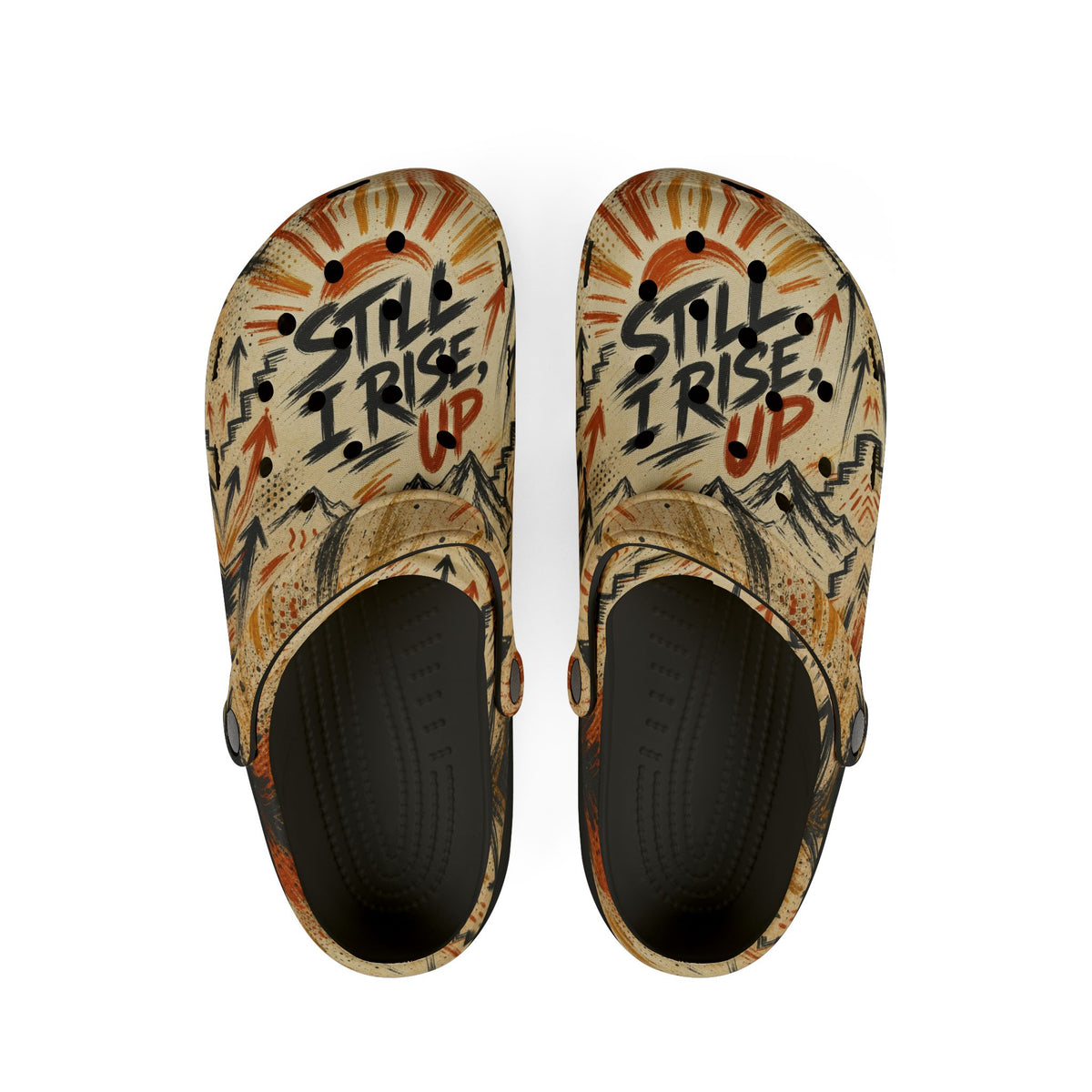 Still I Rise EVA Foam Clogs (AOP)