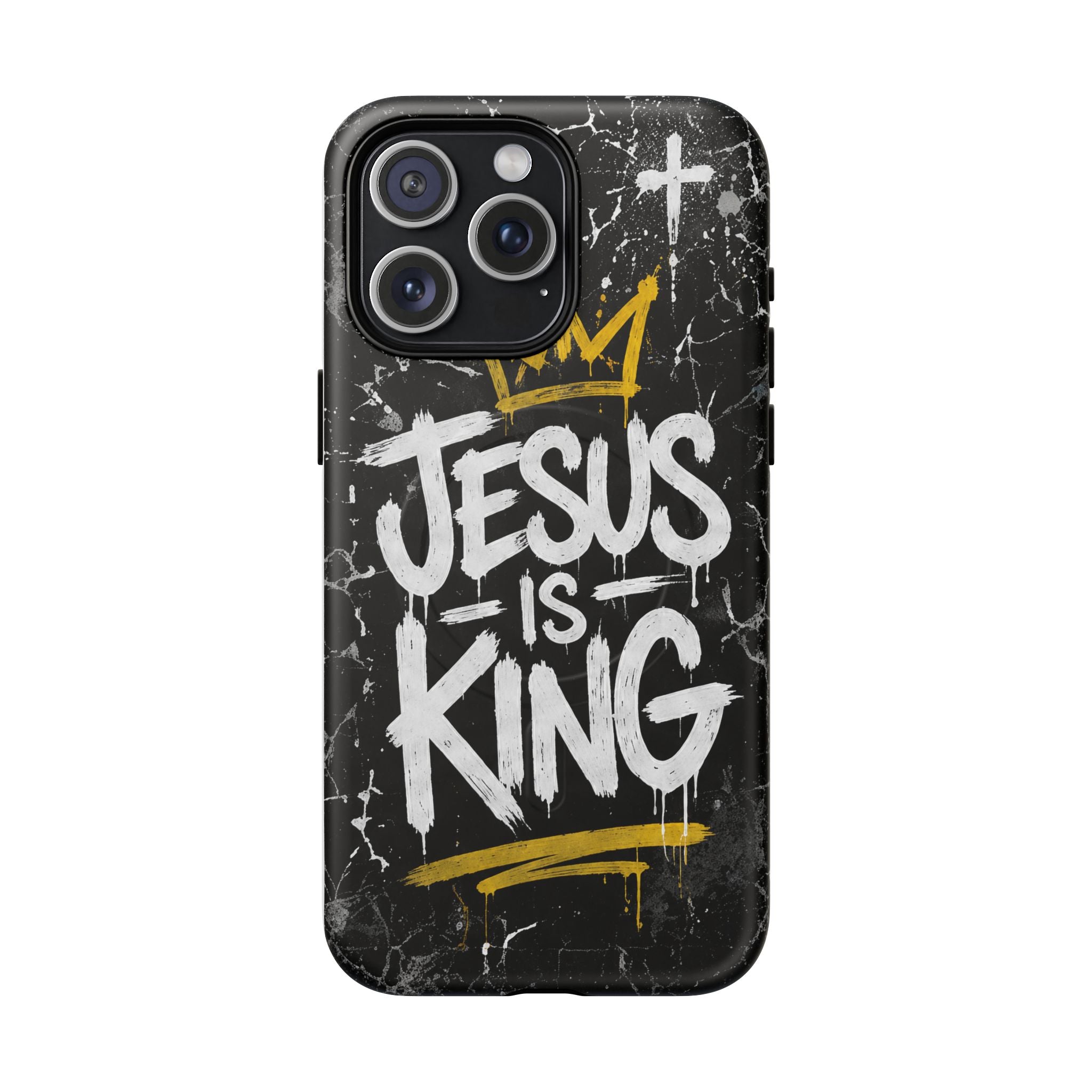 Jesus Is King Christian Graffiti Phone Case
