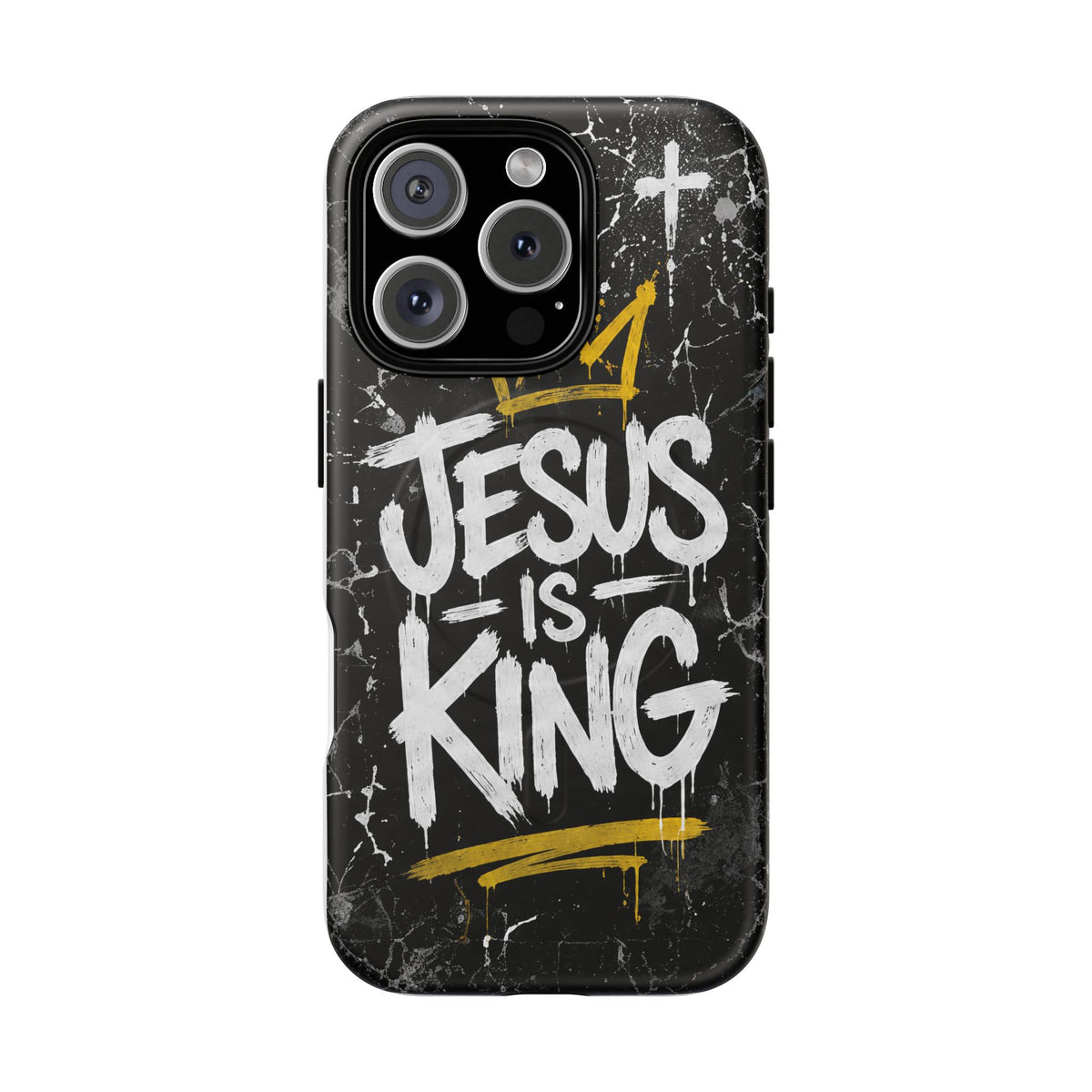 Jesus Is King Christian Graffiti Phone Case