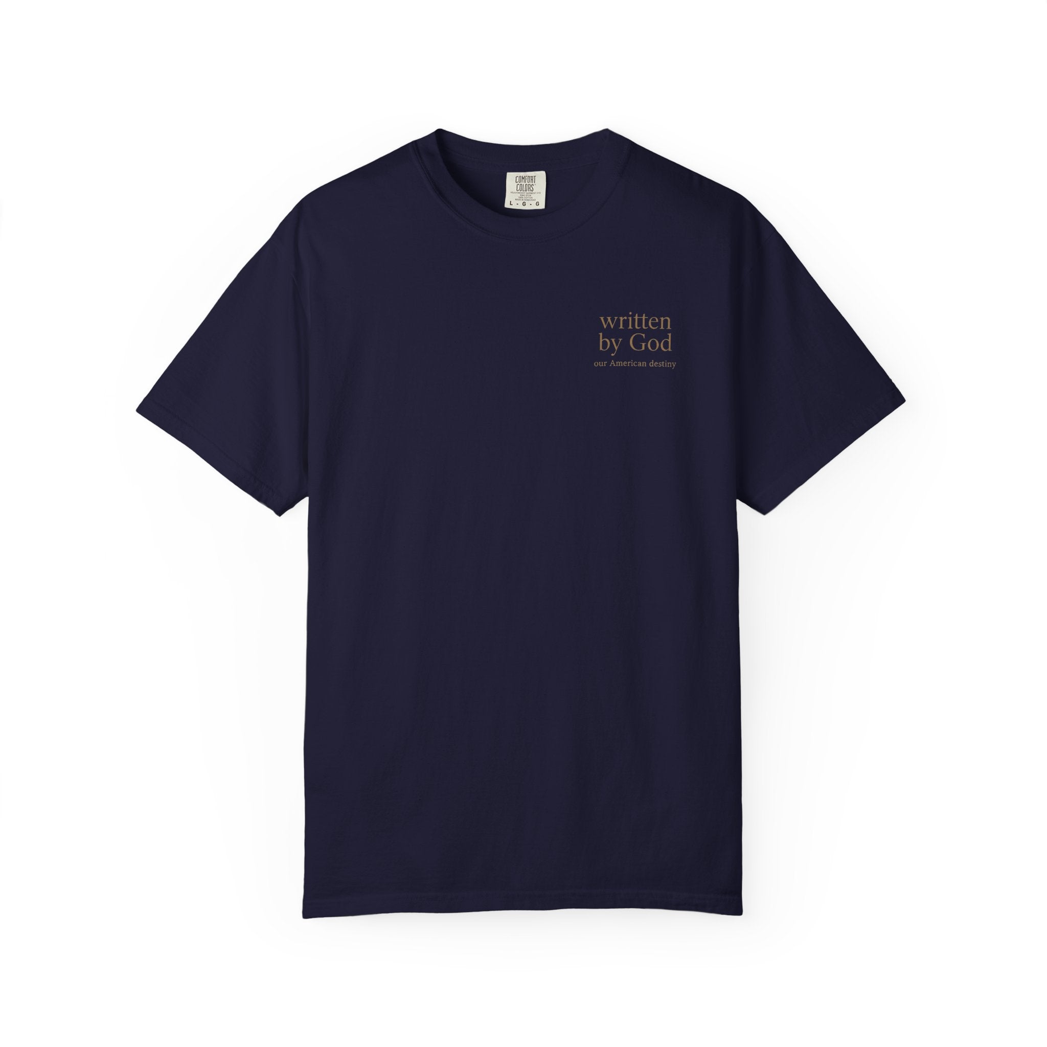 Written By God Shirt, Christian Patriotic Tee, Faith Based American Destiny Shirt, Psalm 33 12 Tee, Christian America Graphic Tee