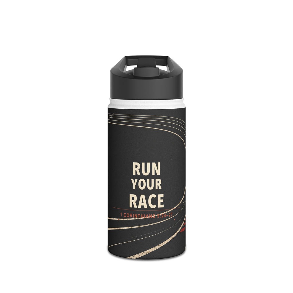 Run Your Race Stainless Steel Water Bottle