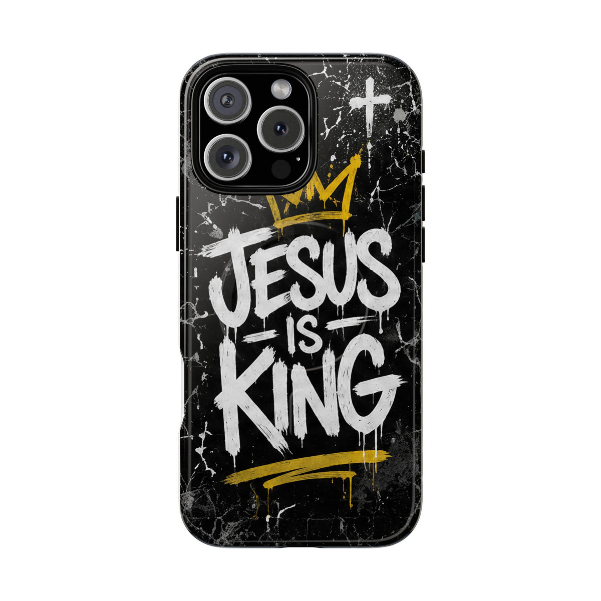 Jesus Is King Christian Graffiti Phone Case