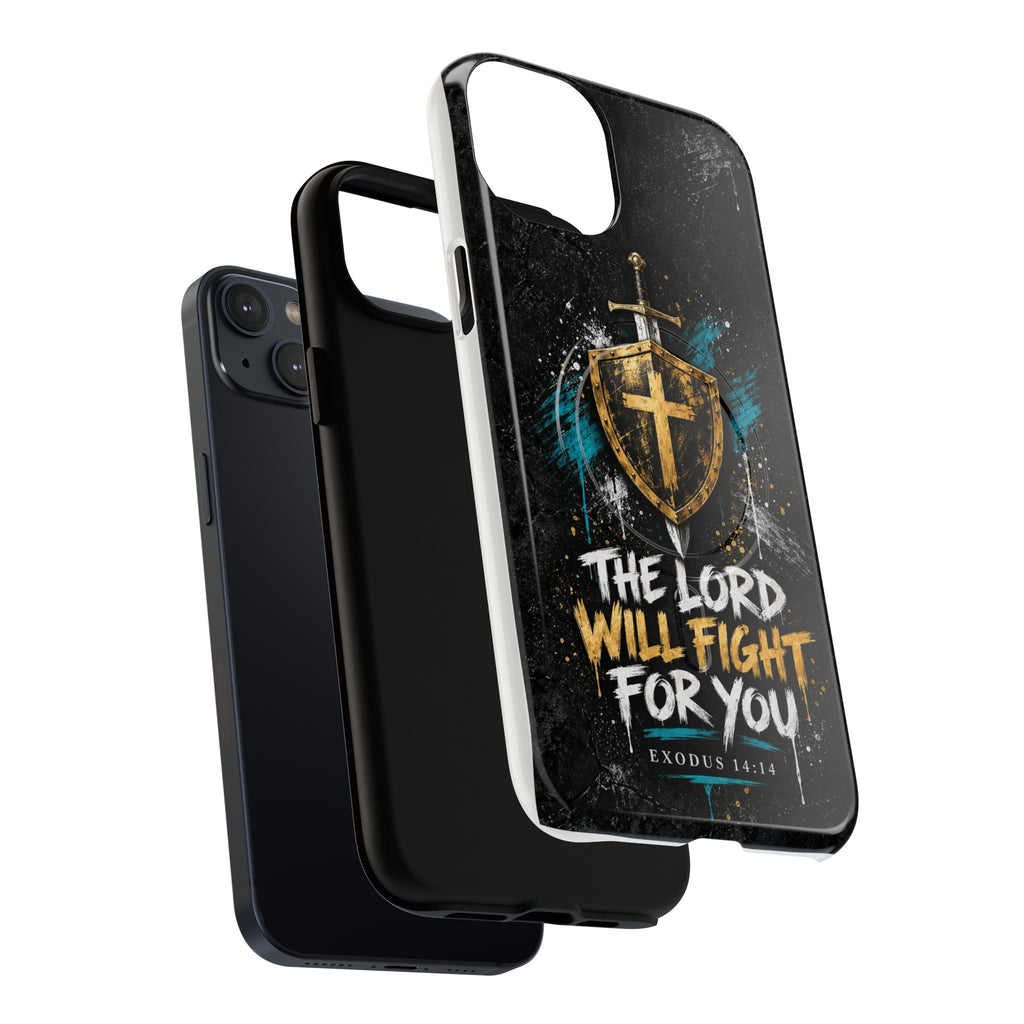 The Lord Will Fight for You Tough Magnetic Phone Case