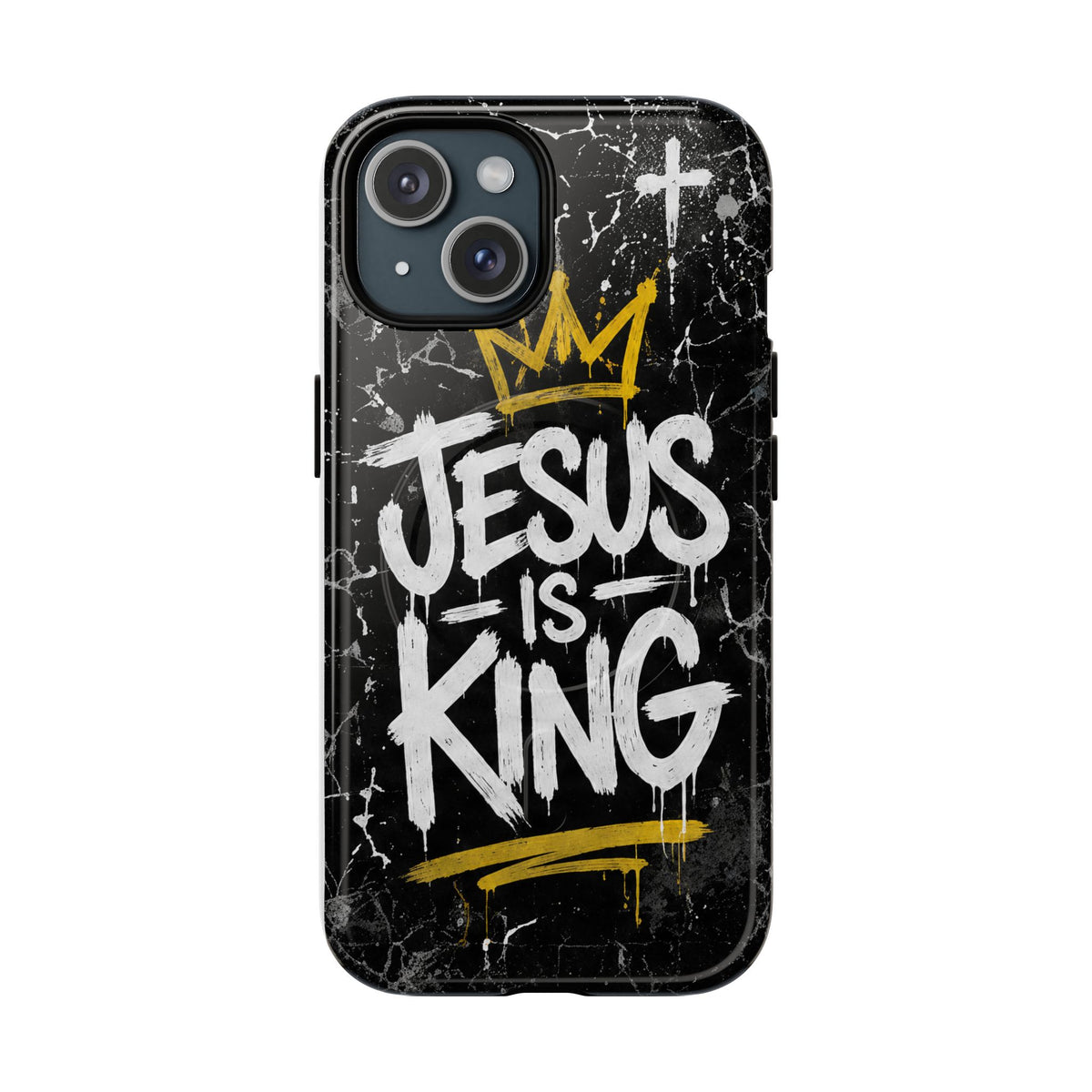 Jesus Is King Christian Graffiti Phone Case