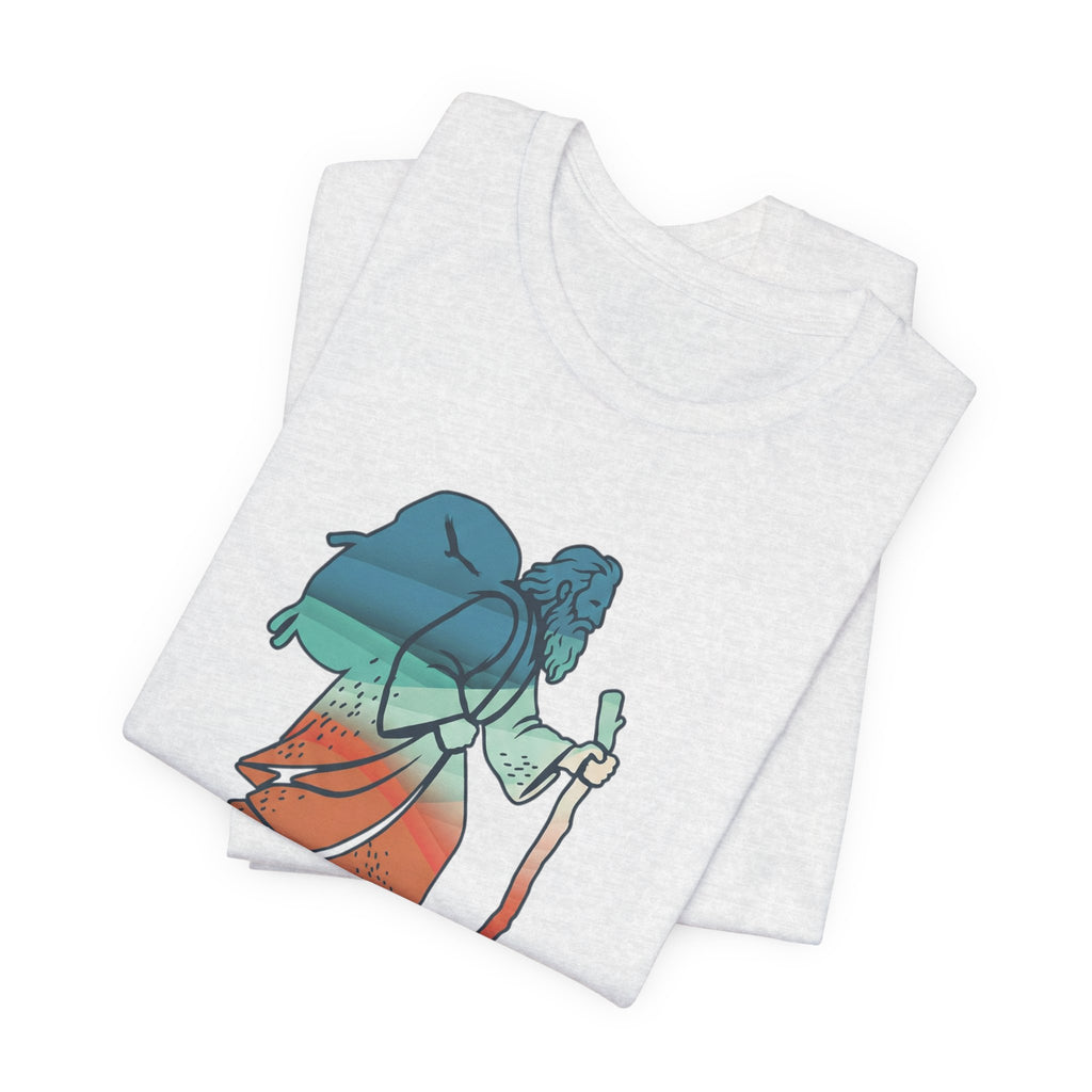 Christian Hiking Shirt, Pilgrim Adventure Tee, Faith Trail Graphic T Shirt, Outdoors Christian Gift, Unisex Nature Tee