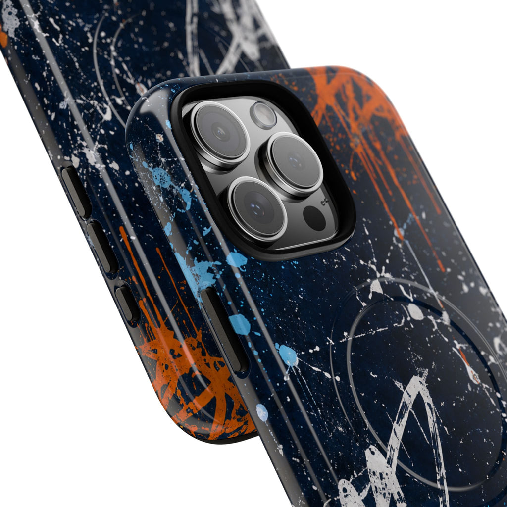 Midnight Praise Abstract Graffiti Tough Magnetic Phone Case