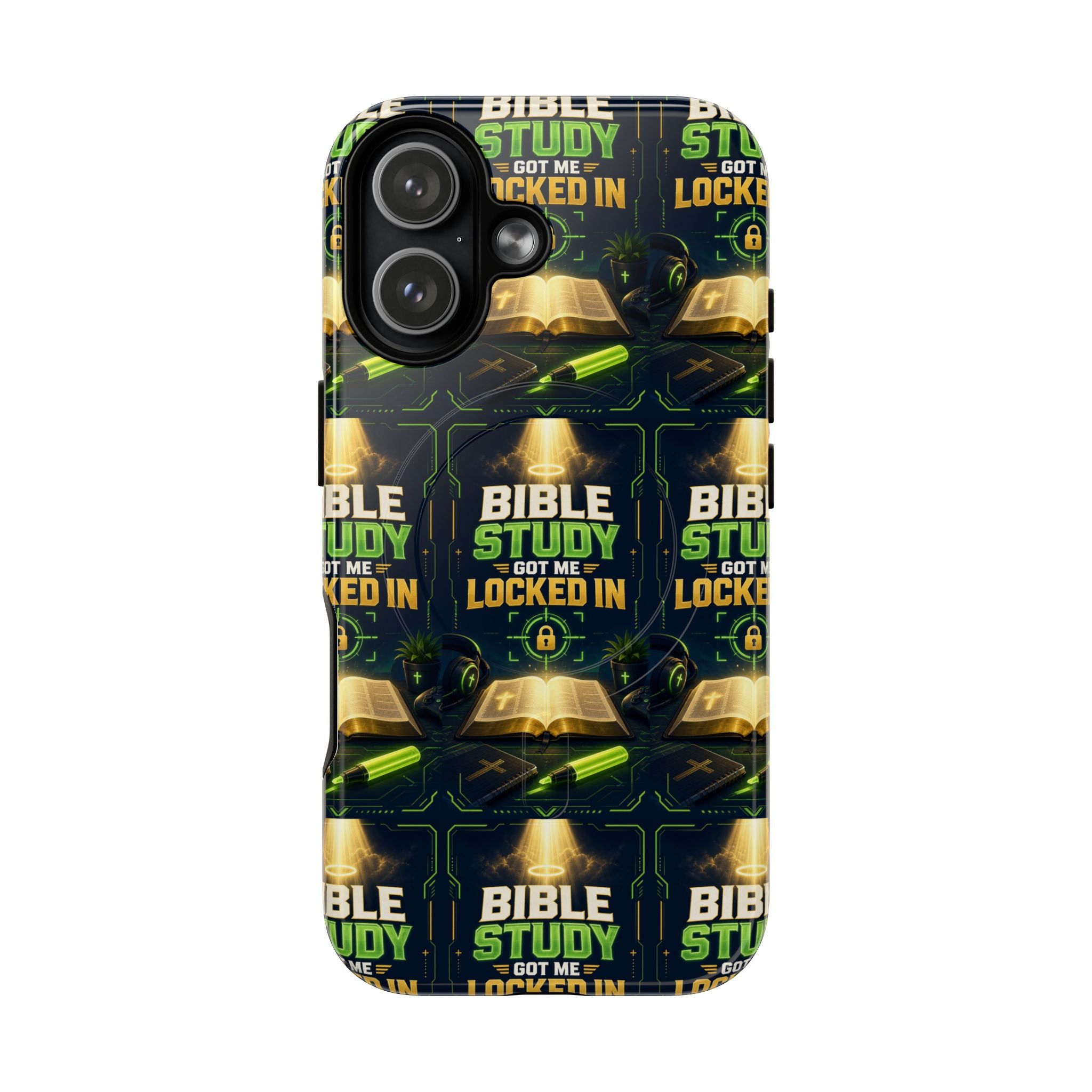 Bible Study Got Me Locked In MagSafe Tough Phone Case