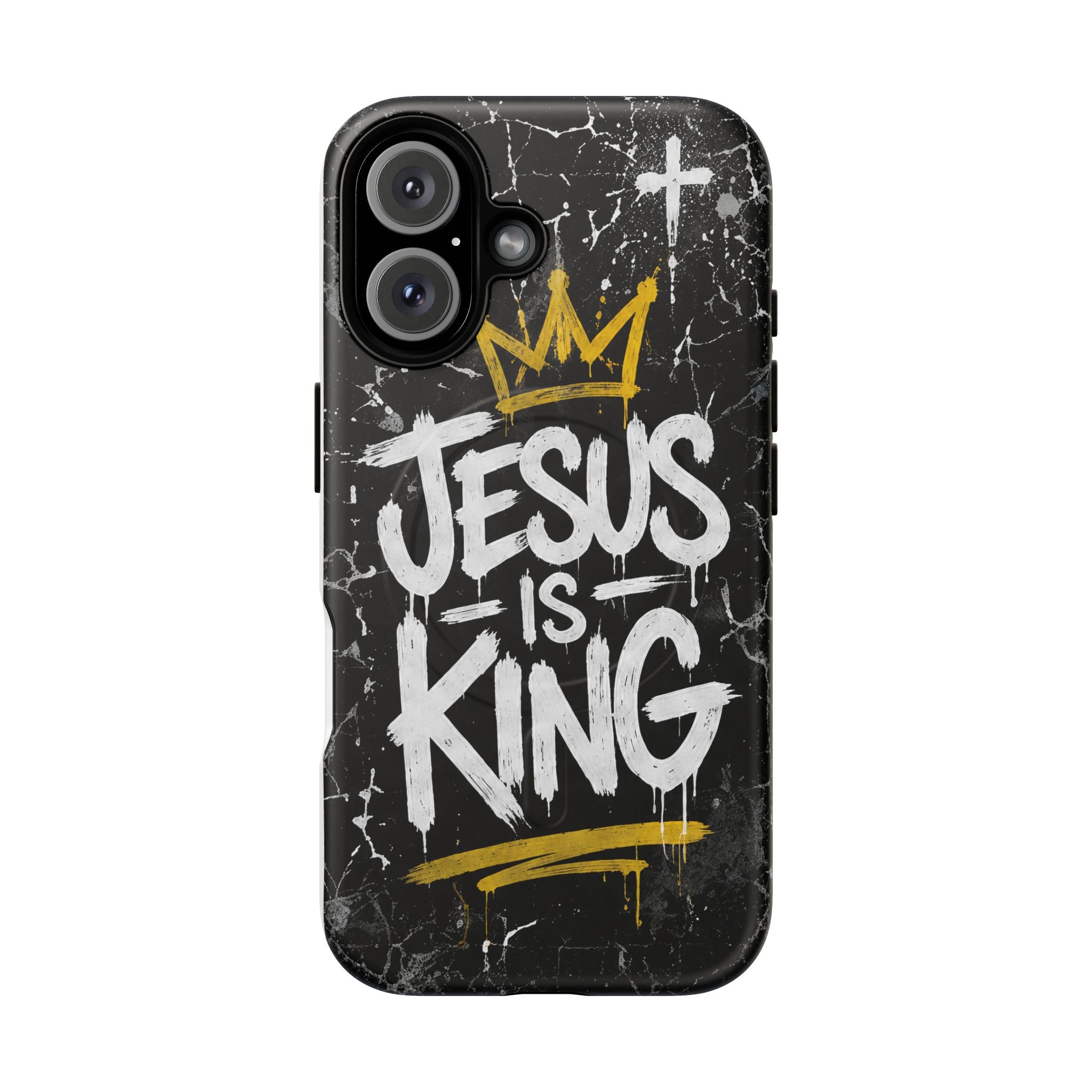 Jesus Is King Christian Graffiti Phone Case