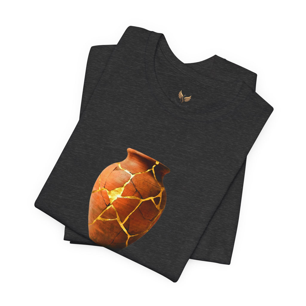 Made New Christian Shirt, Kintsugi Jar Graphic Tee, New Creation Faith Shirt, 2 Corinthians 5 17, Christian Gift