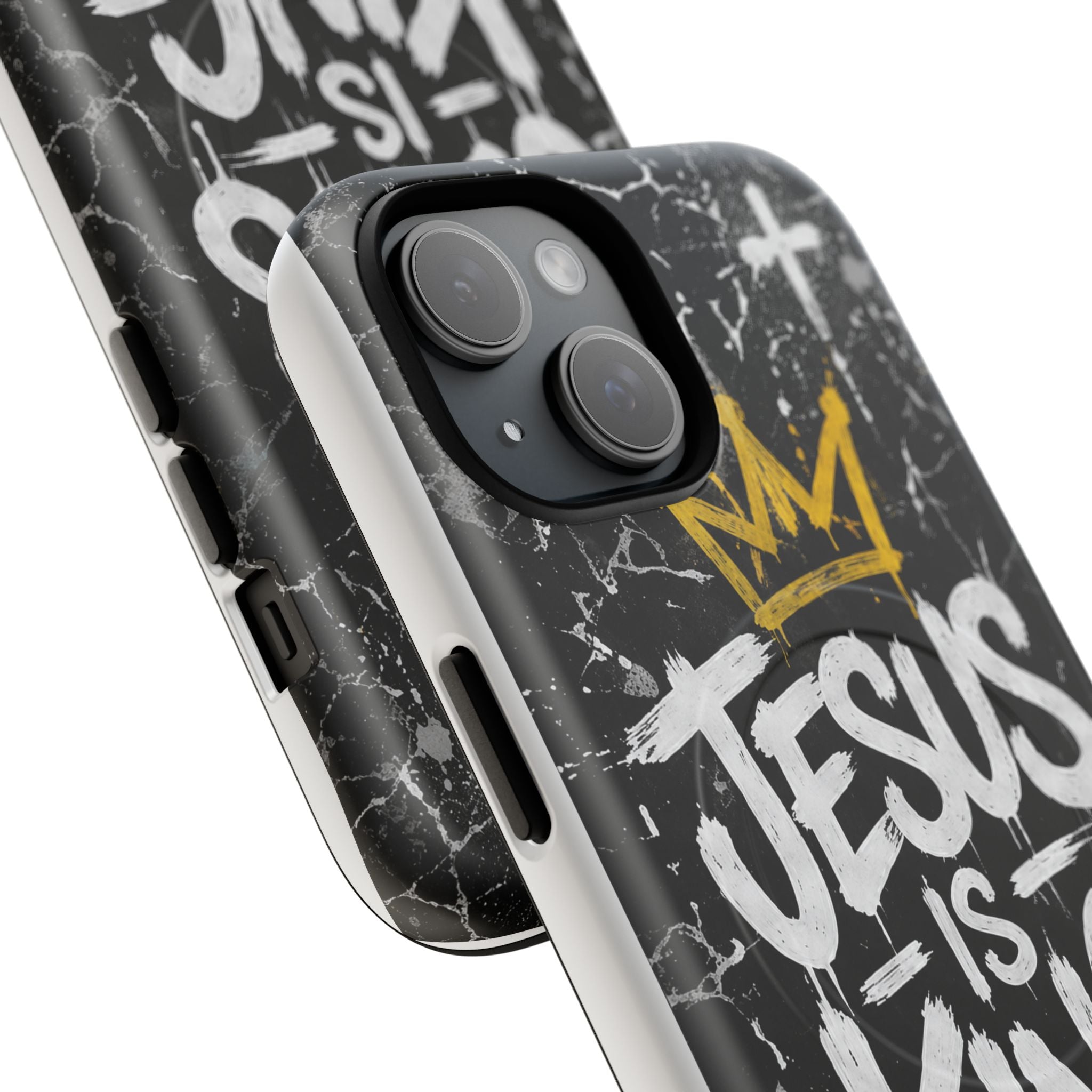 Jesus Is King Christian Graffiti Phone Case