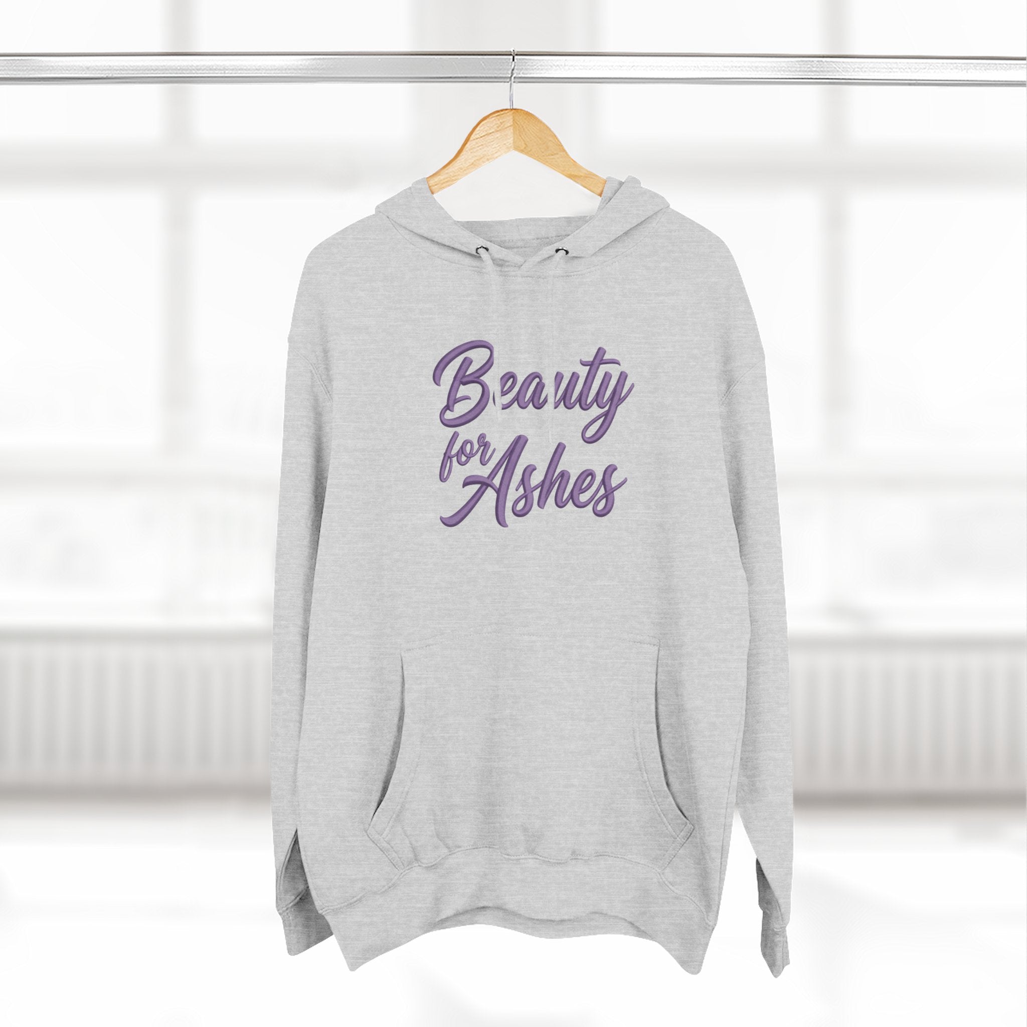 Beauty for Ashes Phoenix Rise Hoodie | Inspirational Scripture Sweatshirt