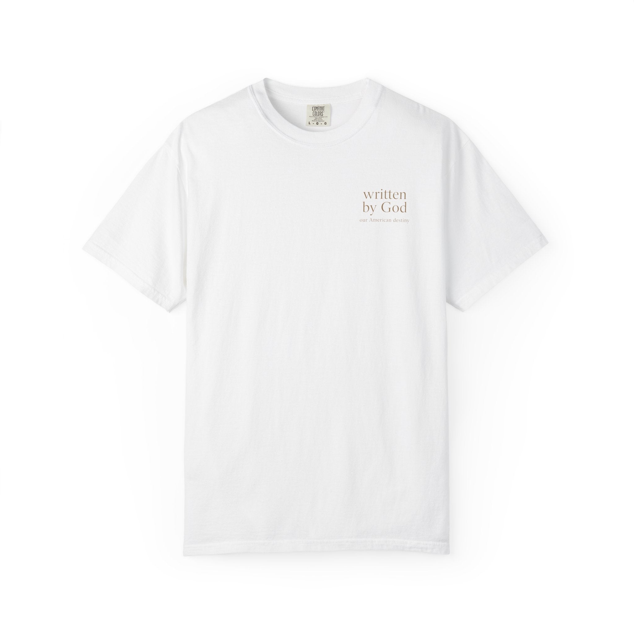 Written By God Shirt, Christian Patriotic Tee, Faith Based American Destiny Shirt, Psalm 33 12 Tee, Christian America Graphic Tee