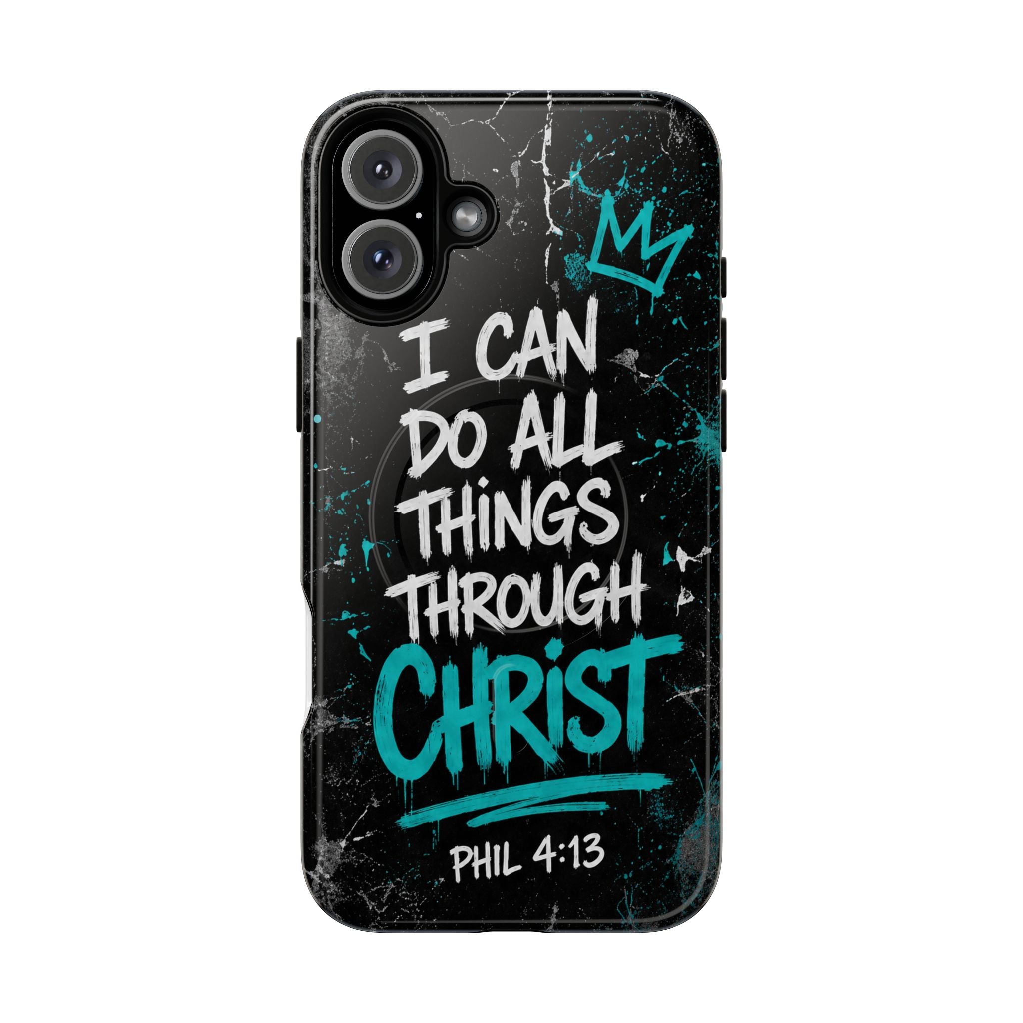 Through Christ Philippians 4 13 Phone Case