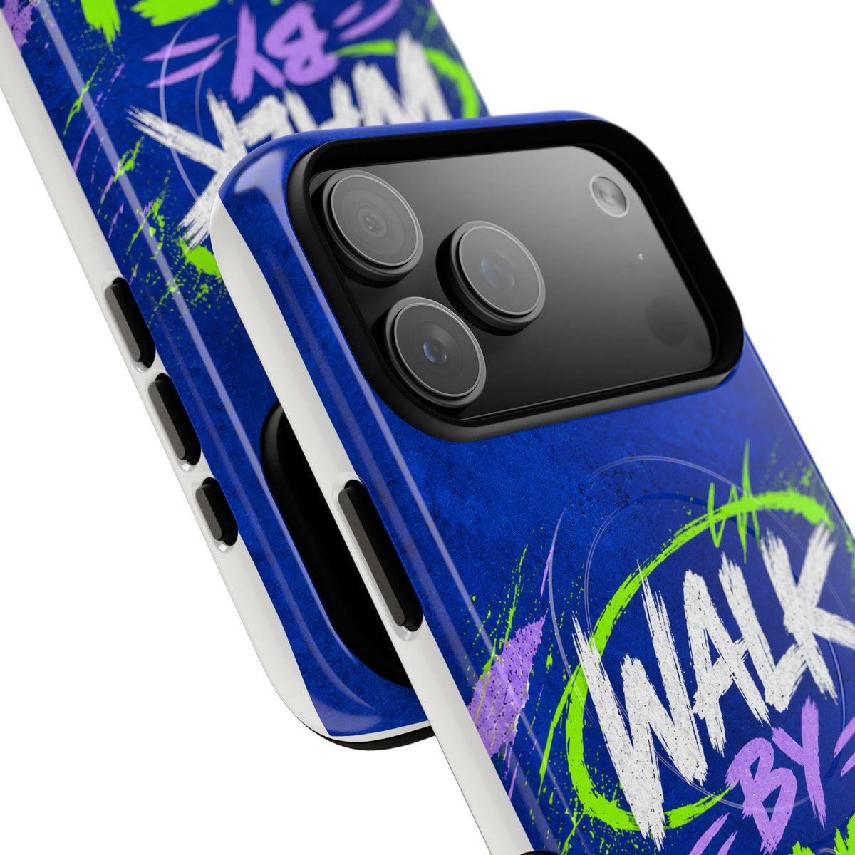 Walk by Faith Not by Screen Time Christian Tough Magnetic Phone Case