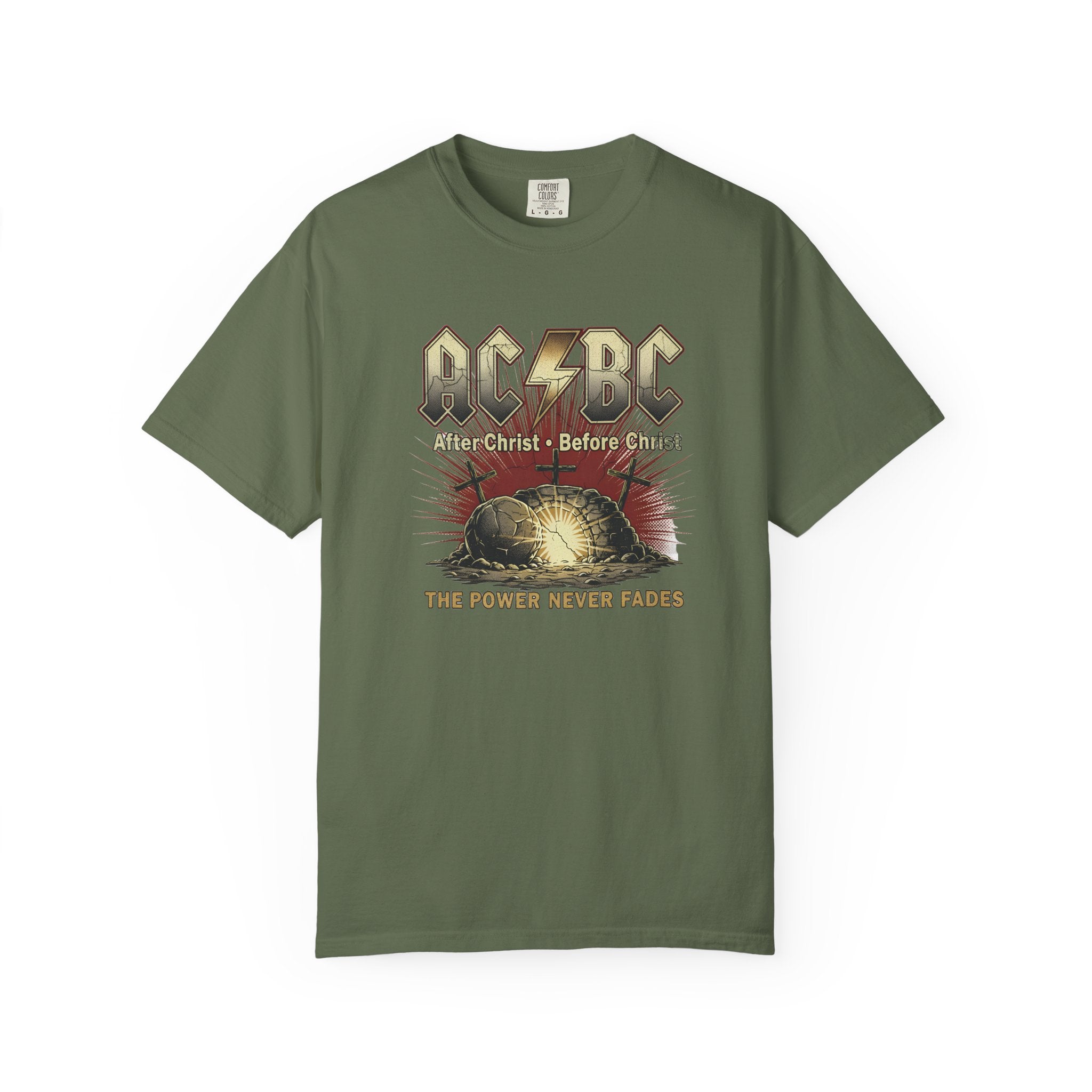 AC/DC Inspired Lightning Sunburst T-shirt | The Power Never Fades