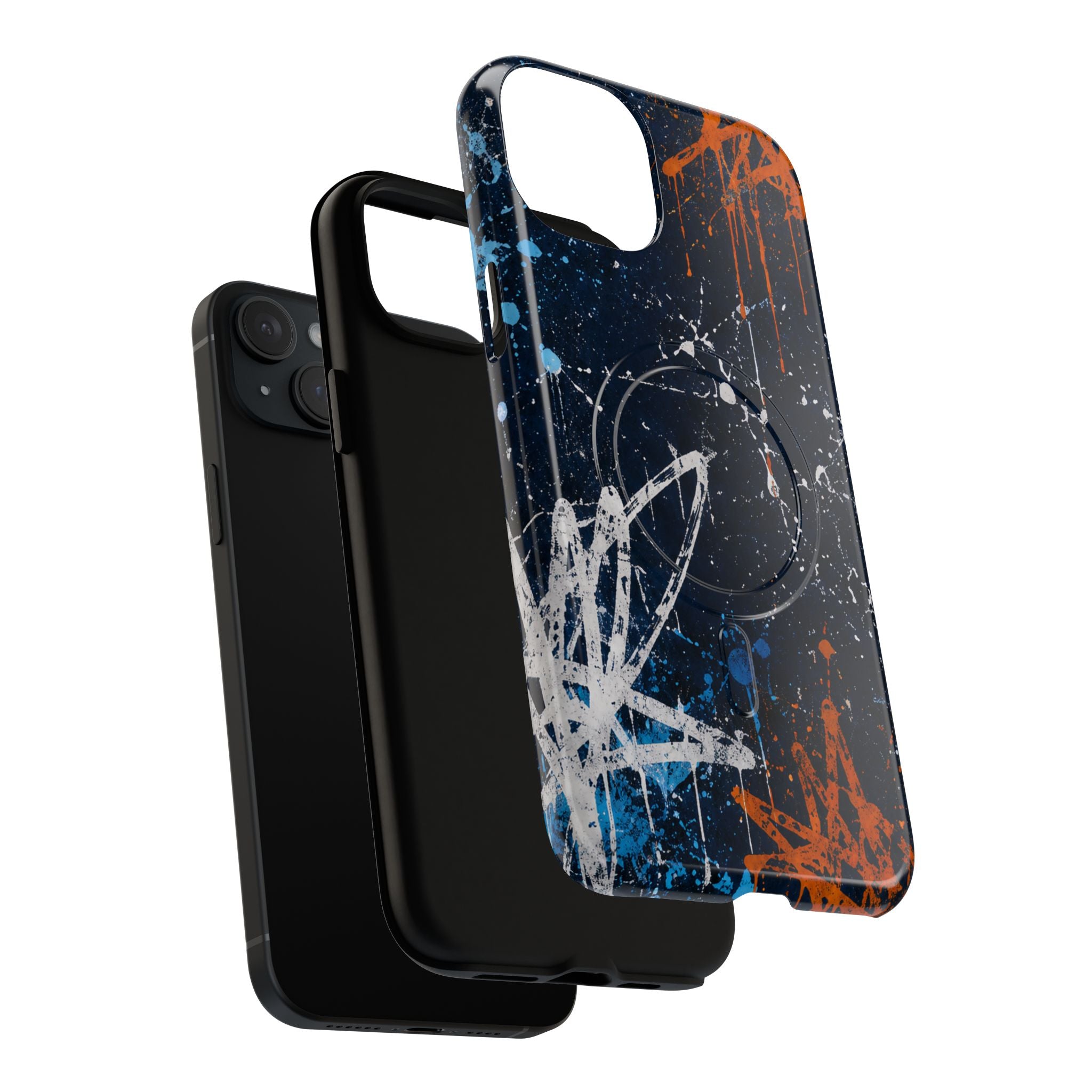 Midnight Praise Abstract Graffiti Tough Magnetic Phone Case