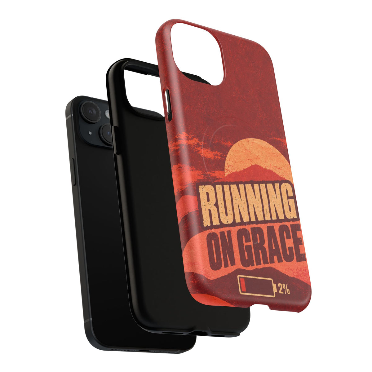 Running on Grace Christian Tough Magnetic Phone Case