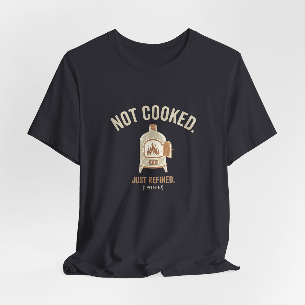 Not Cooked Just Refined Shirt, Ceramic Kiln Pottery Tee, Funny Resin Artist Gift, Vintage Style Graphic T Shirt, Unisex