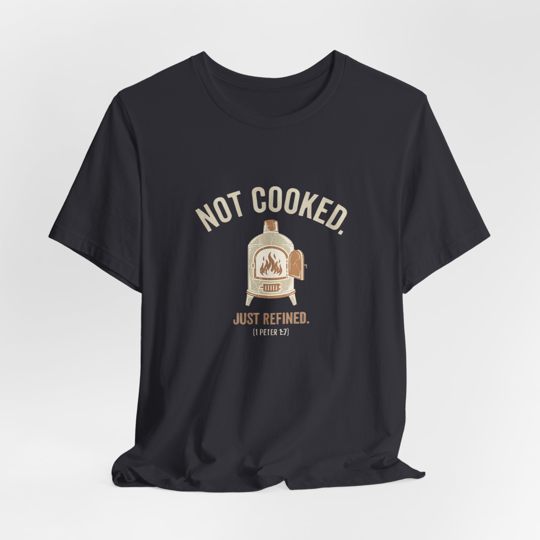 Not Cooked Just Refined Shirt, Ceramic Kiln Pottery Tee, Funny Resin Artist Gift, Vintage Style Graphic T Shirt, Unisex