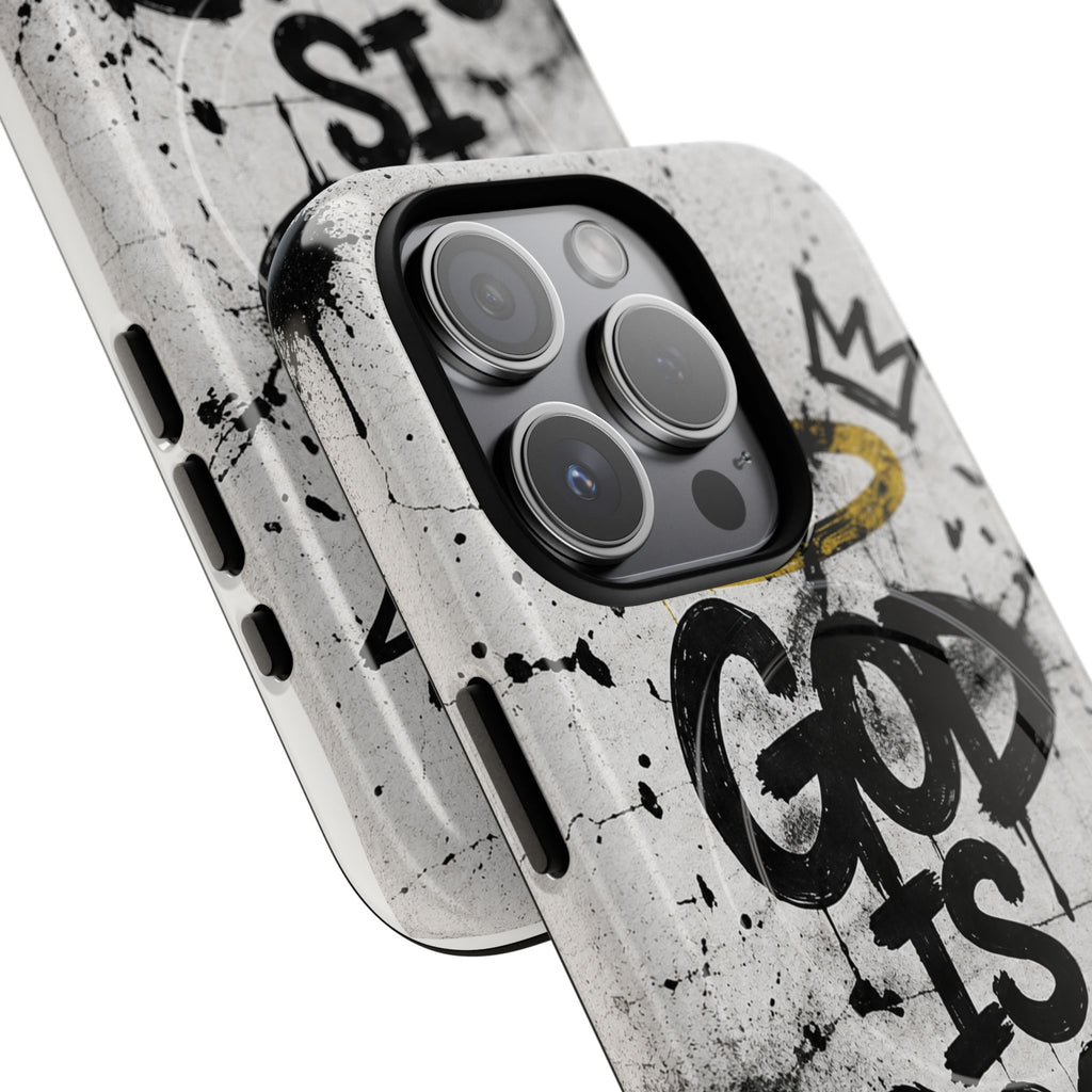 God Is Good Christian Graffiti Tough Magnetic Phone Case
