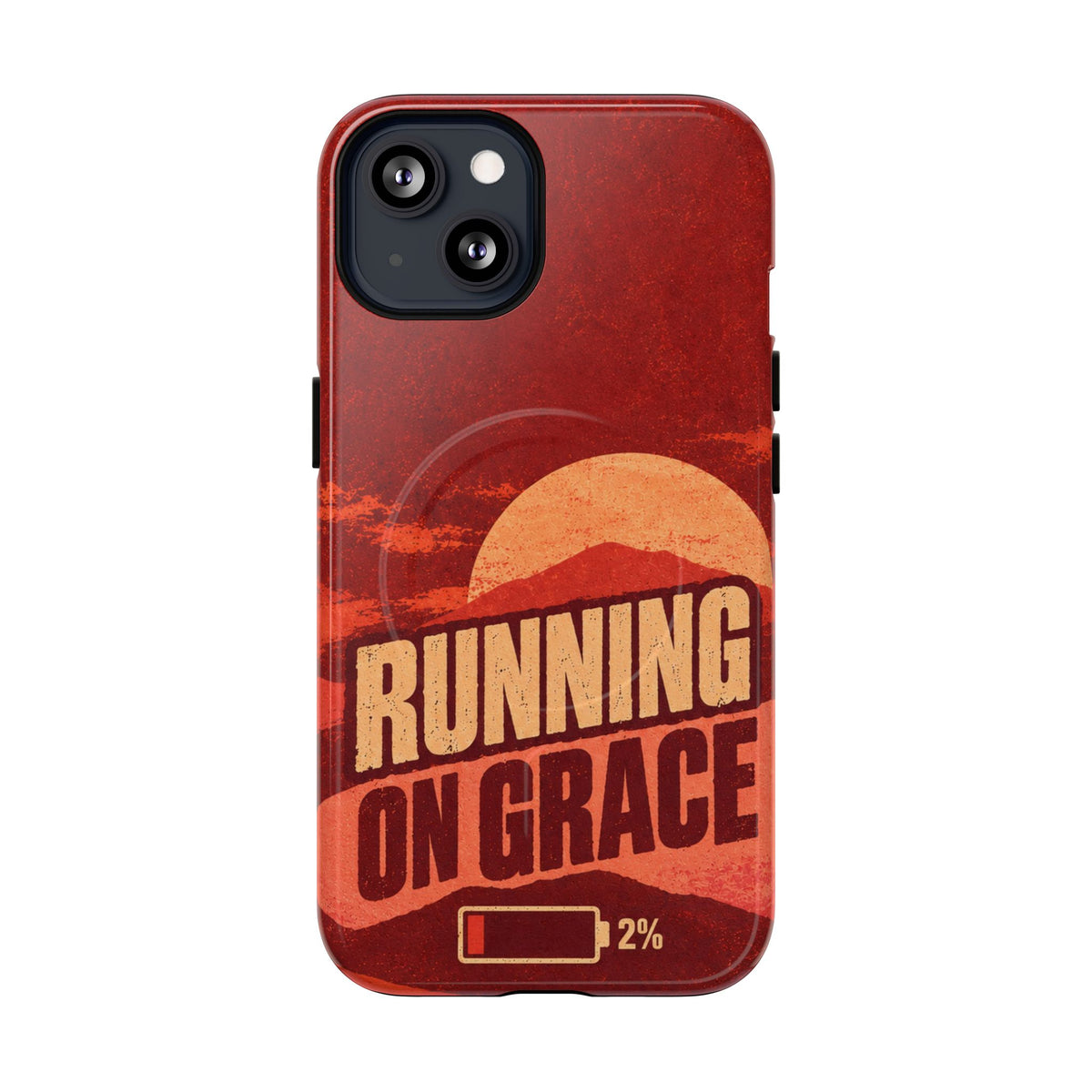 Running on Grace Christian Tough Magnetic Phone Case