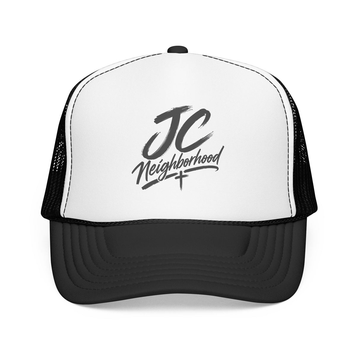 JC Neighborhood Foam Trucker Hat, Christian Streetwear Cap