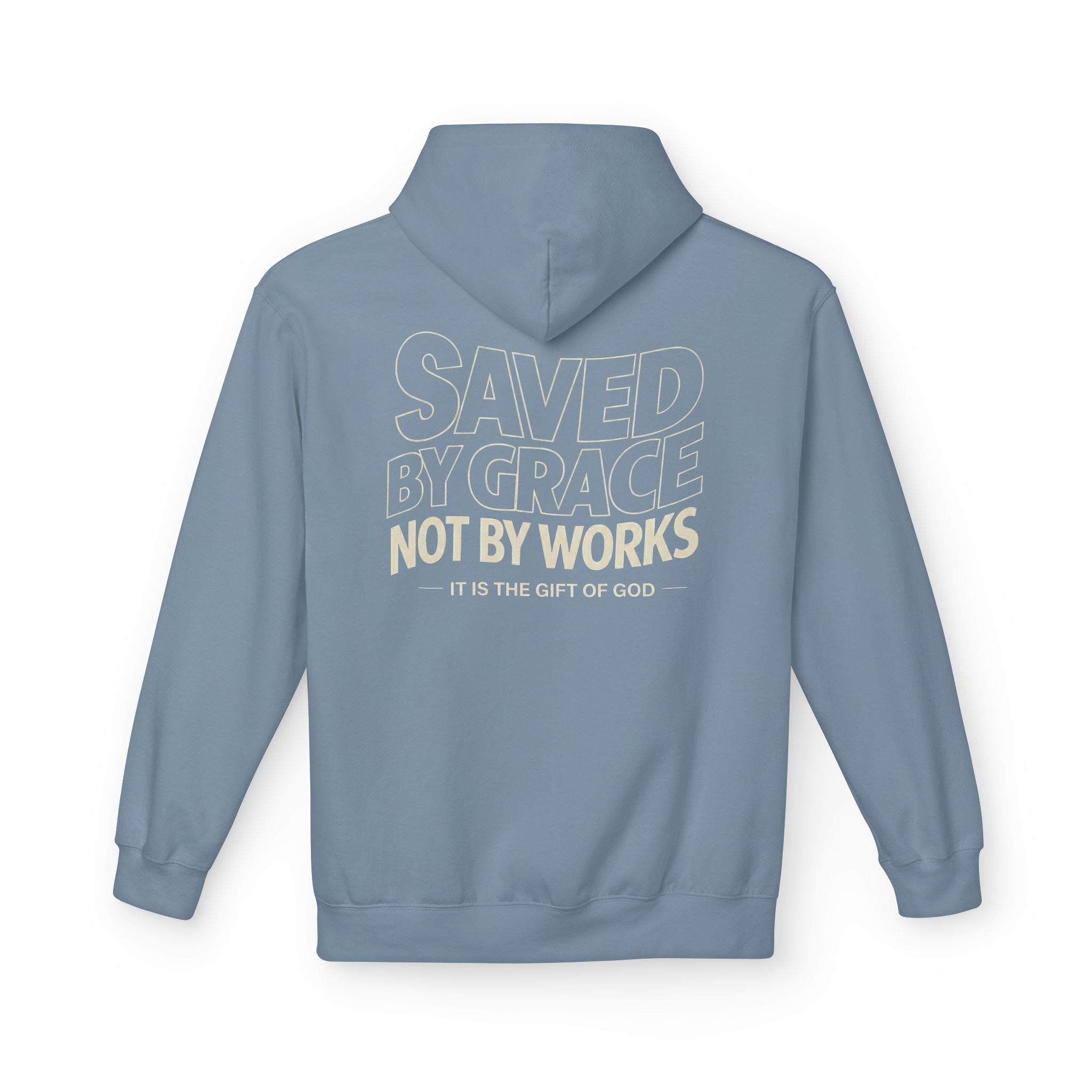Saved by Grace Hoodie, Eternal Life Christian Pullover, Scripture Sweatshirt