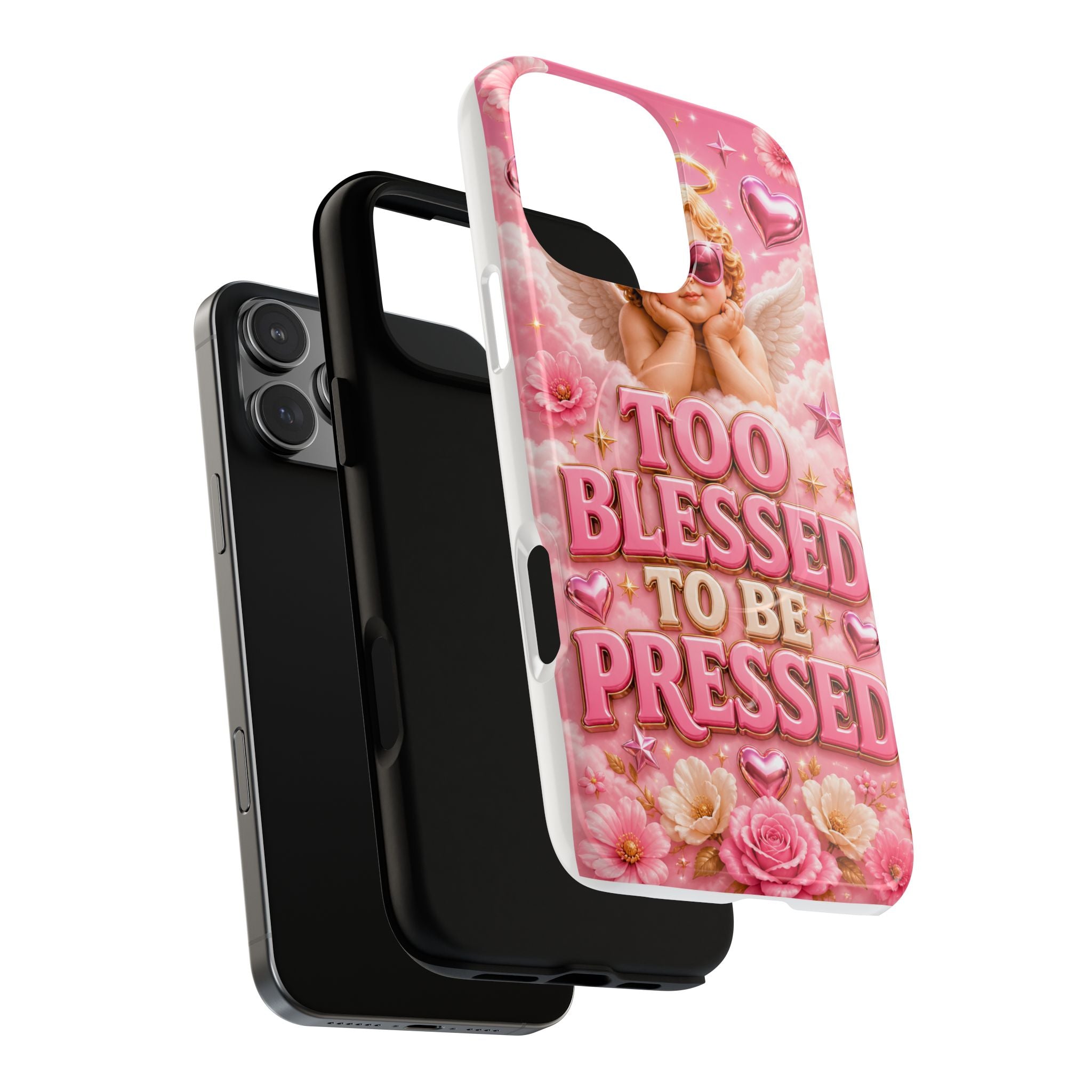 Too Blessed To Be Pressed MagSafe Tough Phone Case