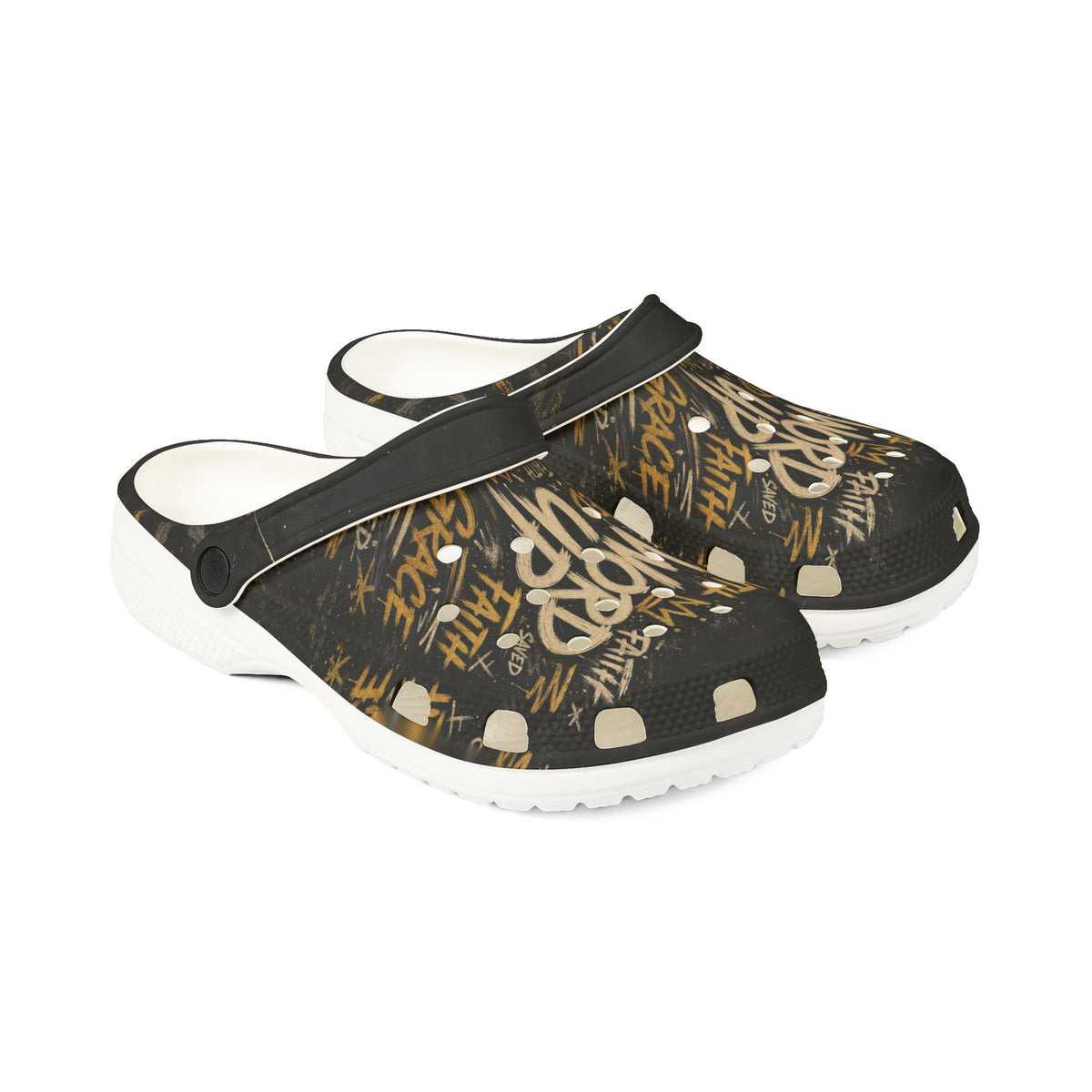 Word Wall EVA Foam Clogs (AOP)