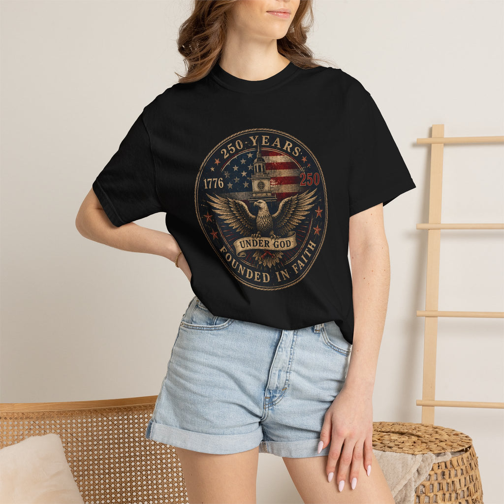 Founded in Faith Christian Patriotic Shirt