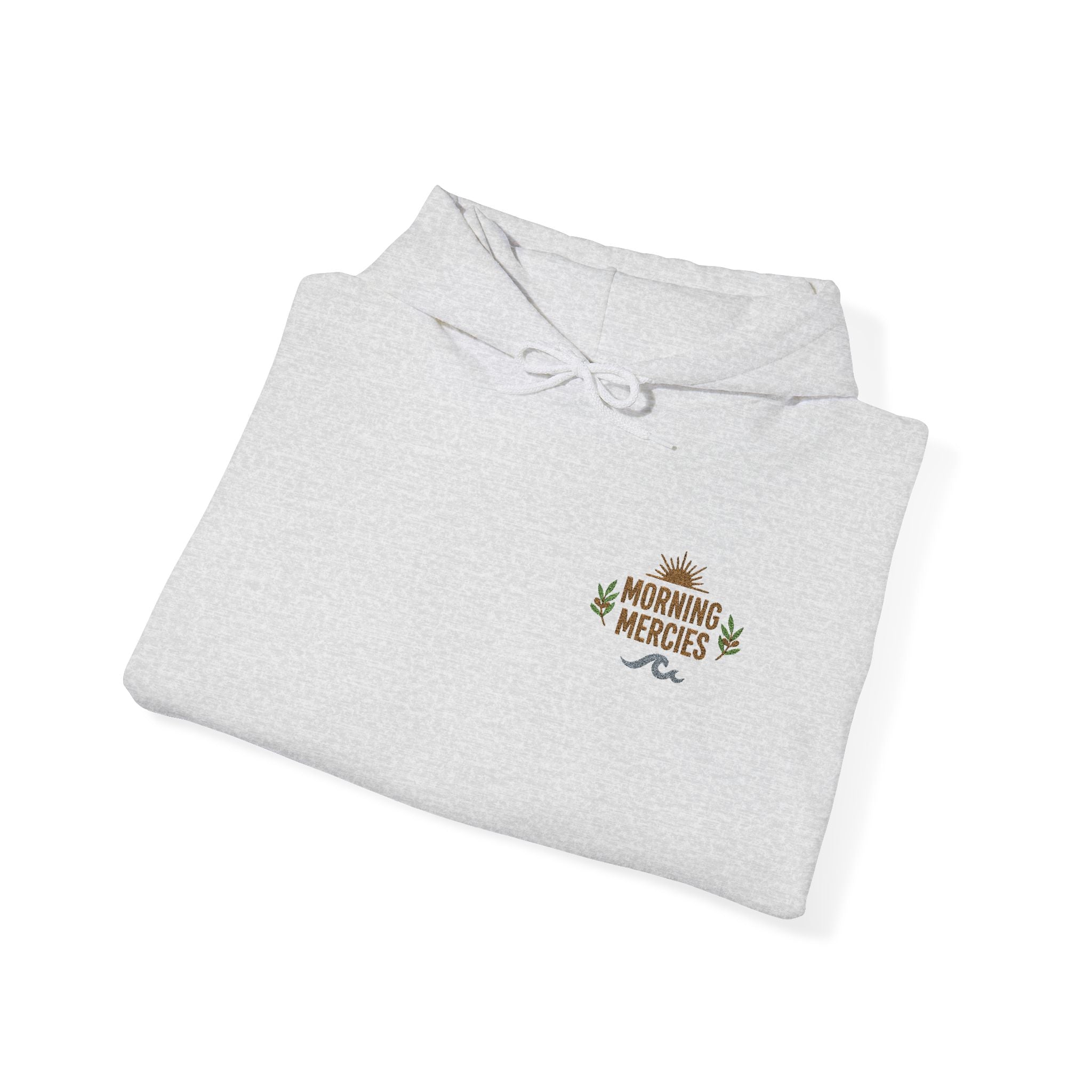 Faith Floral Hoodie, Christian Embroidered Hoodie, Minimalist Faith Sweatshirt, Small Chest Floral Logo, Neutral Christian Gift