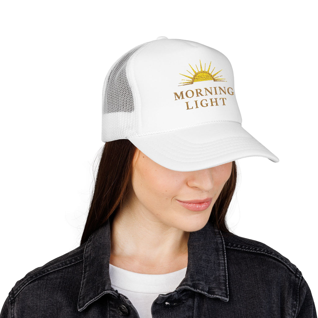 Morning Light Foam Trucker Hat, Christian Sunrise Hat, Faith Based Snapback