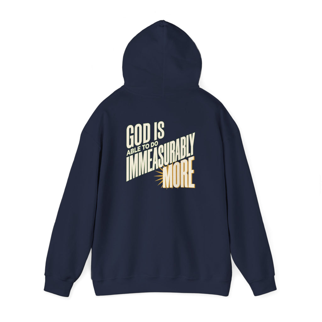 Ephesians 3:20 Hoodie, Christian Hoodie, Faith Based Sweatshirt, God Is Able Hoodie, Christian Streetwear, Bible Verse Hoodie, Unisex