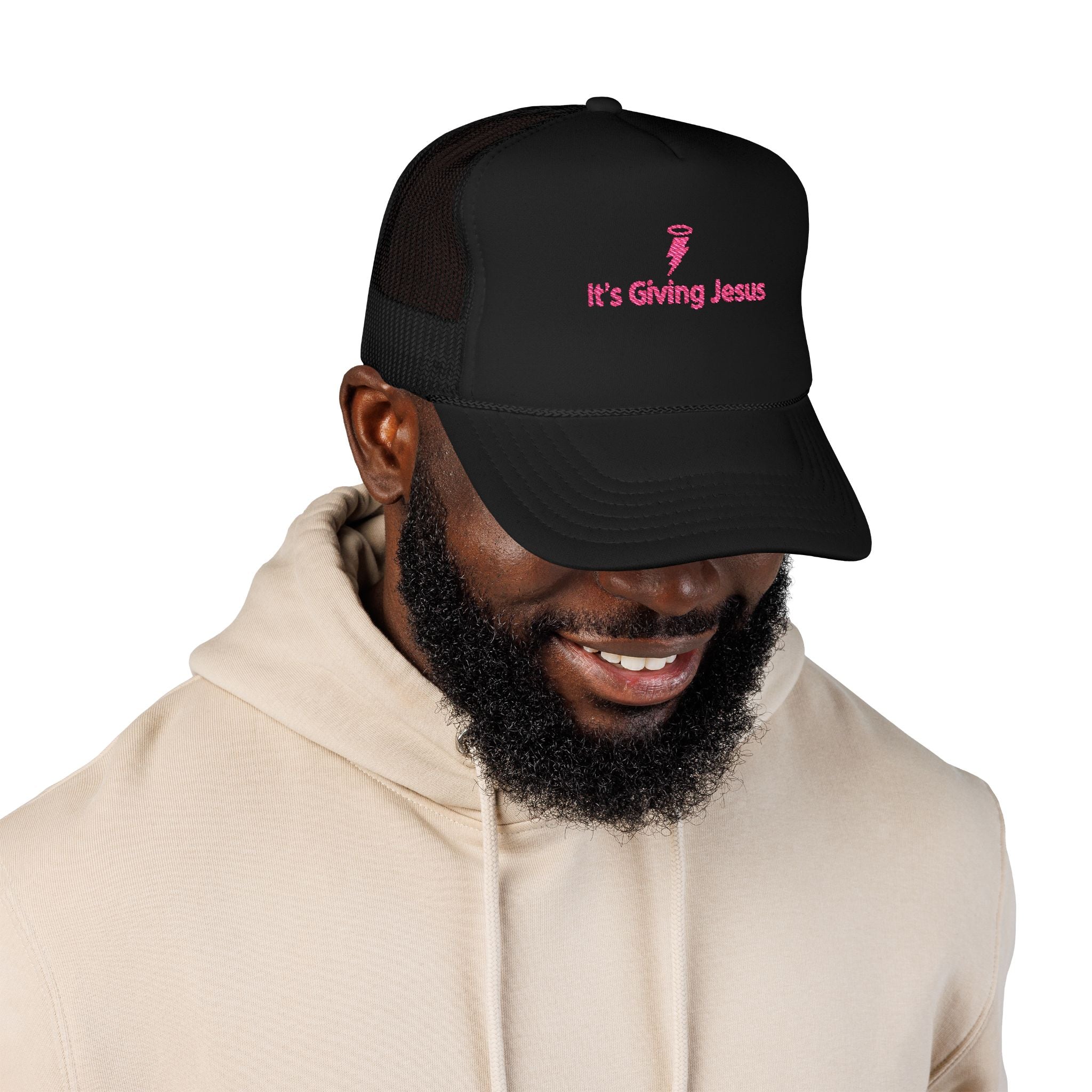Its Giving Jesus Hat Embroidered Faith Dad Hat Christian Baseball Cap for Women Cute Christian Streetwear Religious Gift