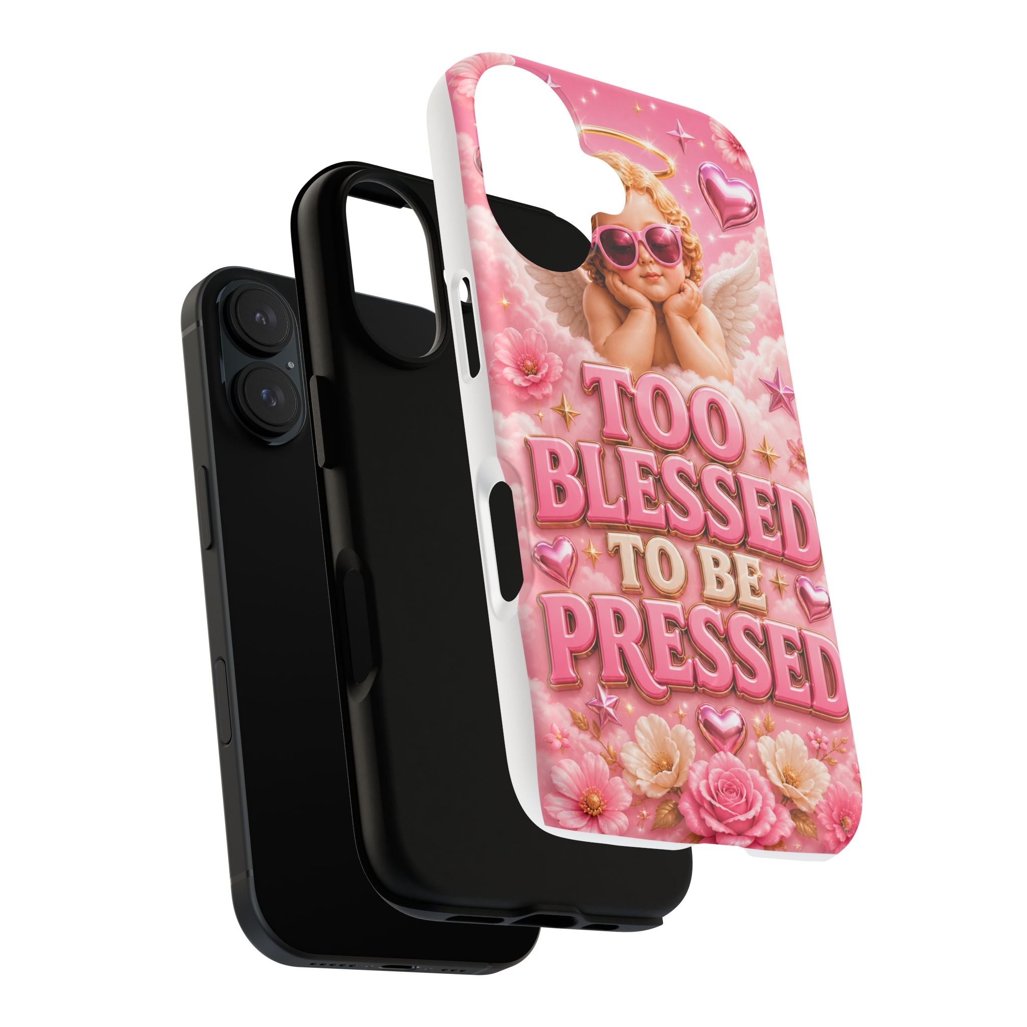 Too Blessed To Be Pressed MagSafe Tough Phone Case