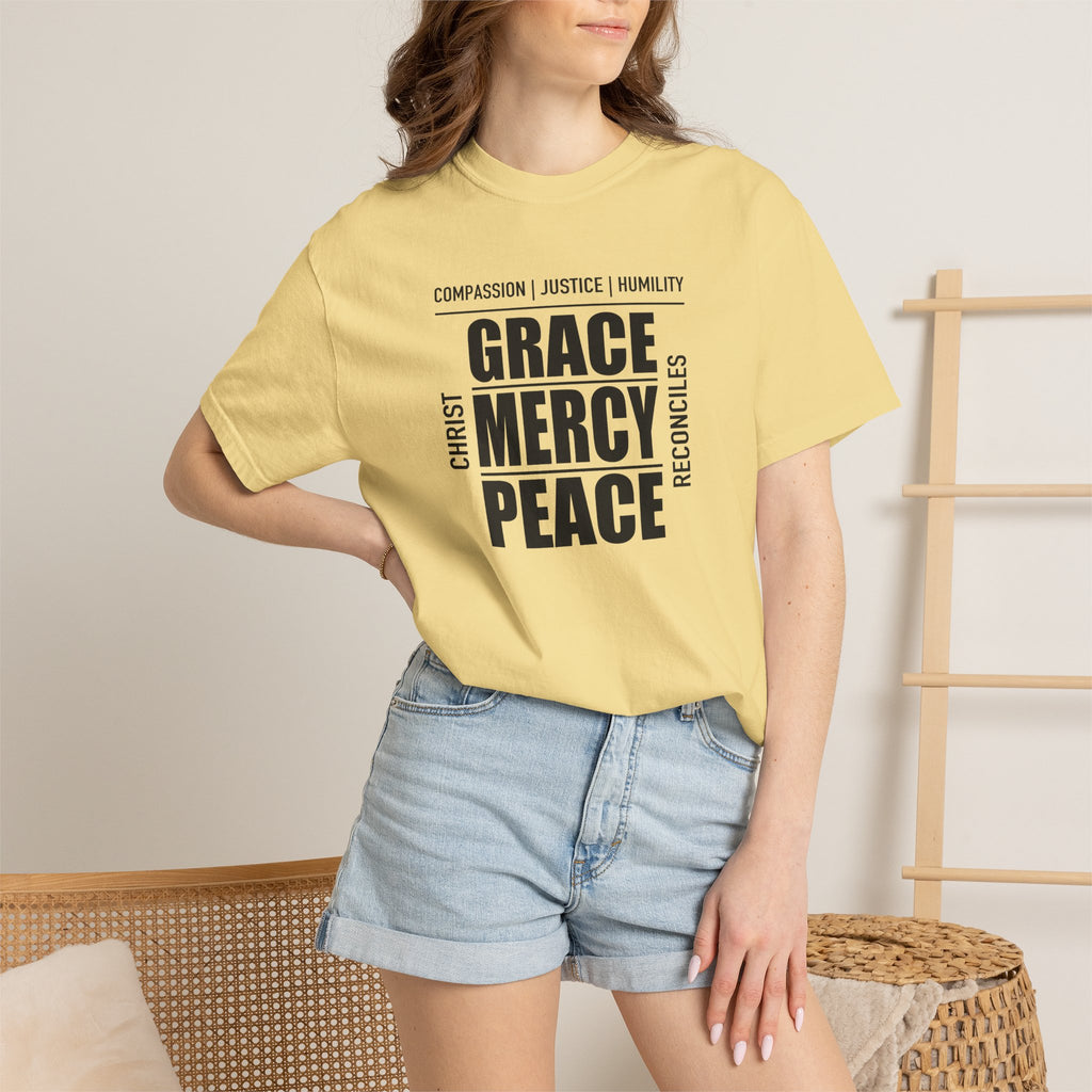 Grace Mercy Peace | Christian Tee
