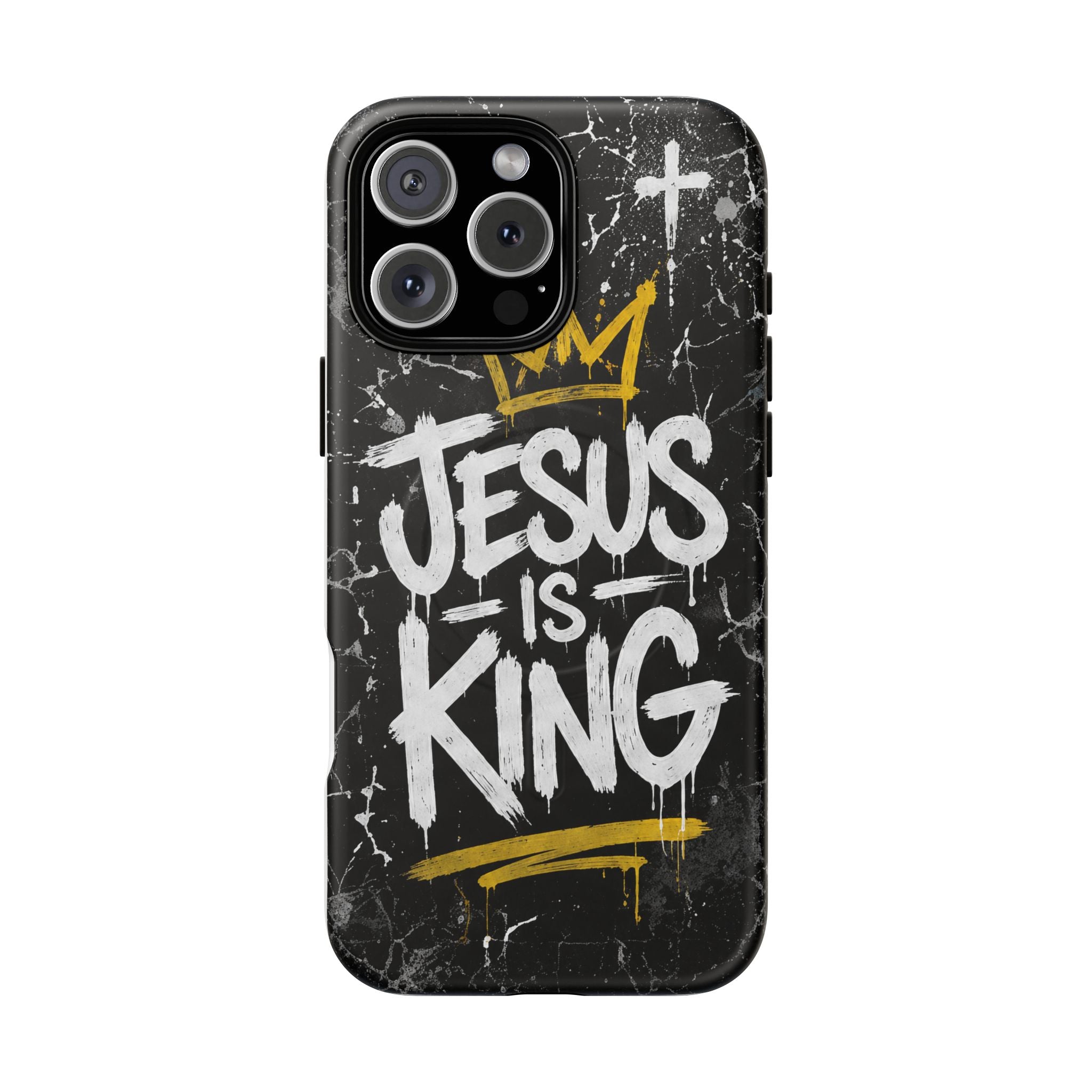 Jesus Is King Christian Graffiti Phone Case