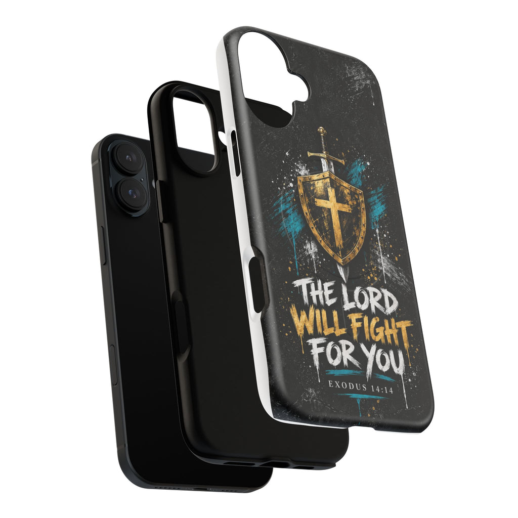 The Lord Will Fight for You Tough Magnetic Phone Case