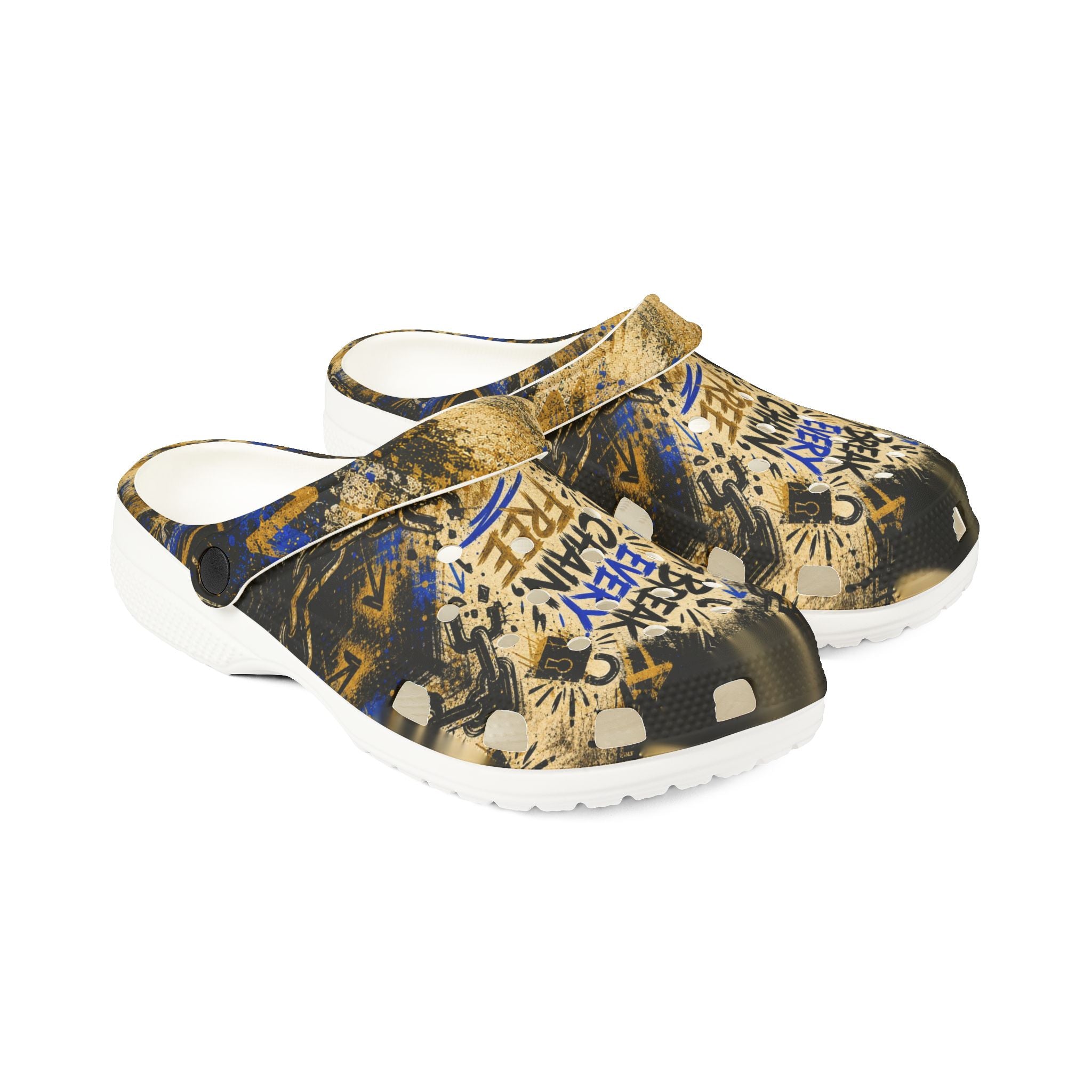 Break Every Chain EVA Foam Clogs (AOP)