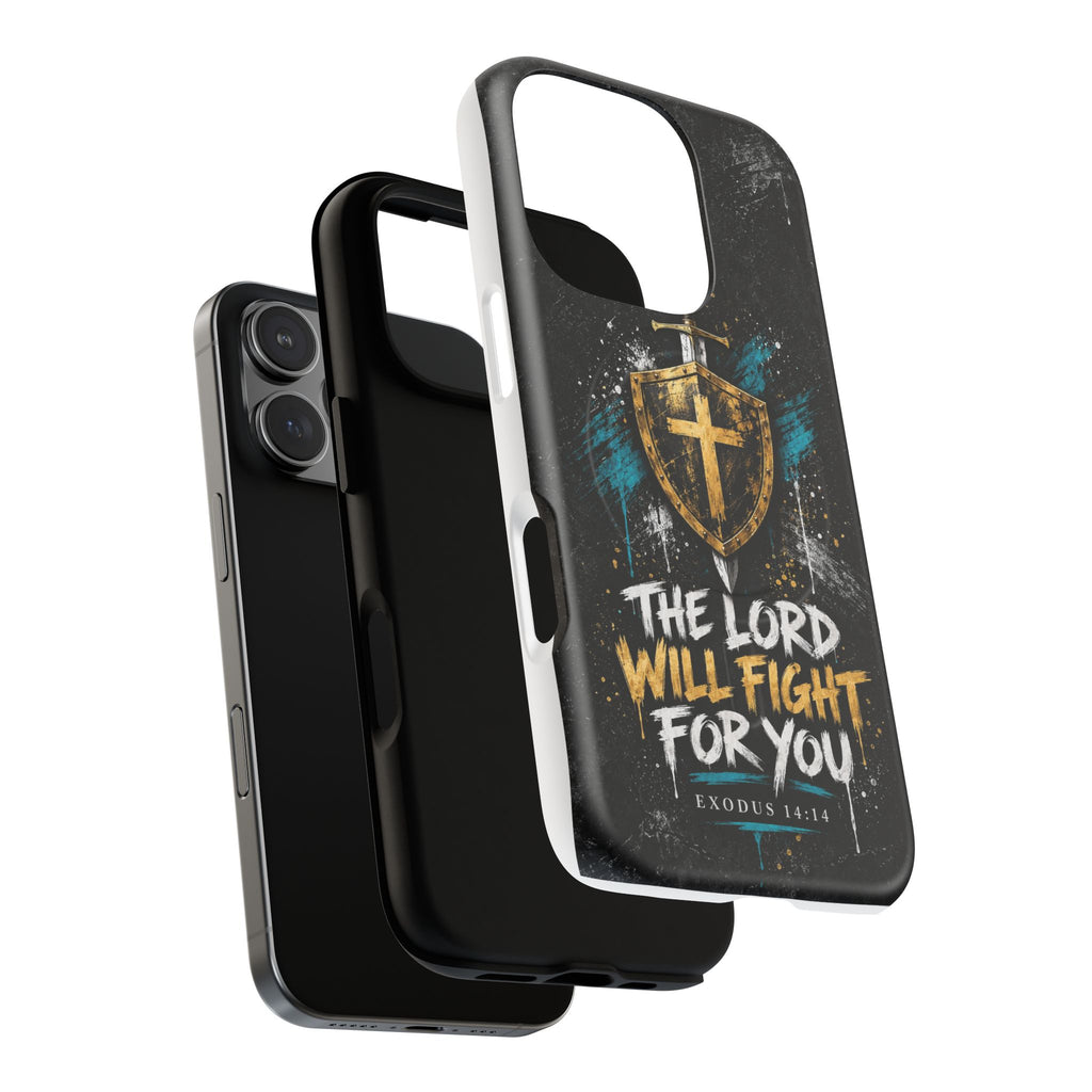 The Lord Will Fight for You Tough Magnetic Phone Case